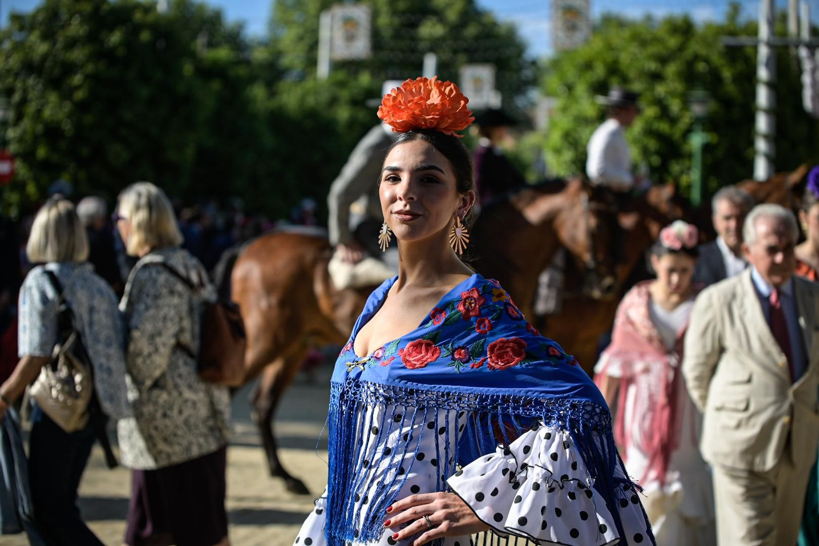 Ambiente de feria en el Real
