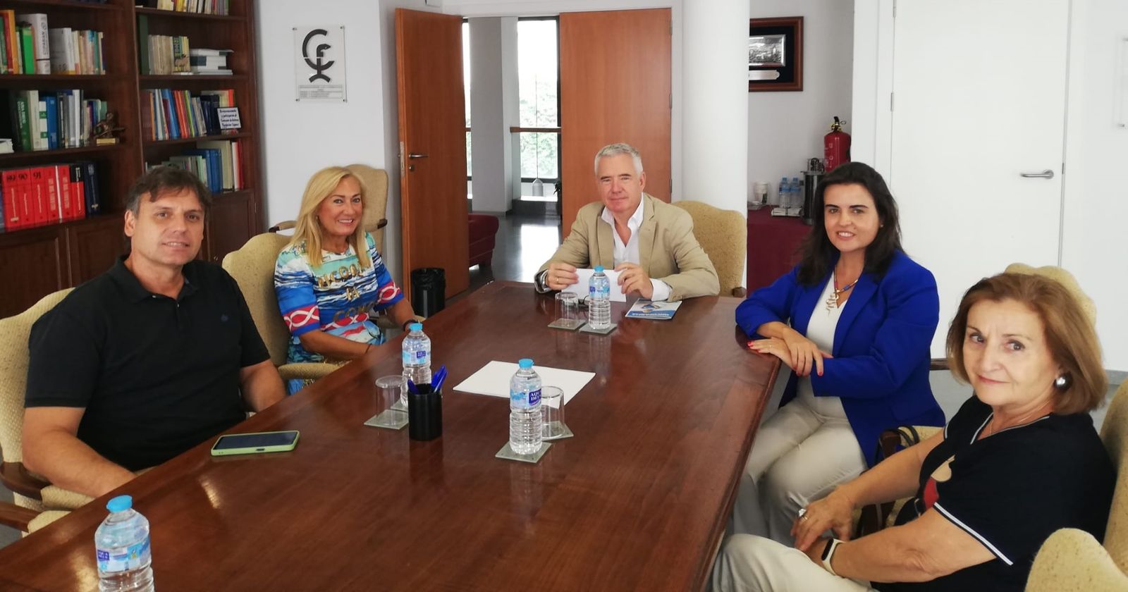 Entrega del donativo.