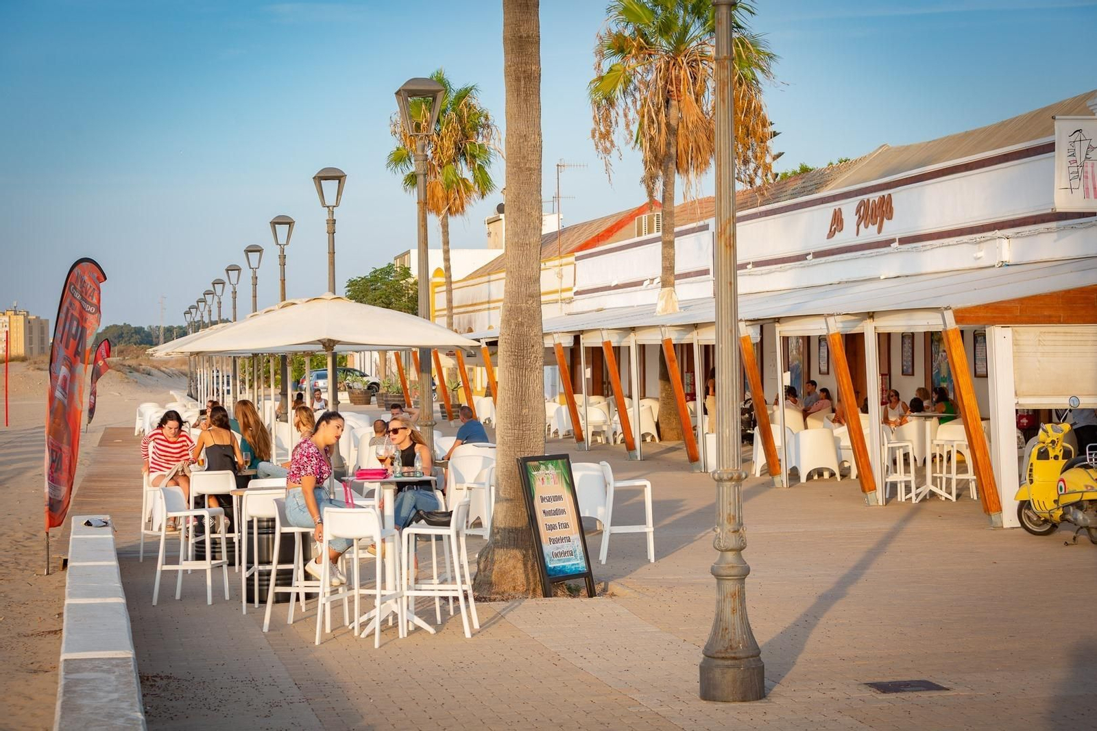 La Playa Bajo de Guía, en Sanlúcar
