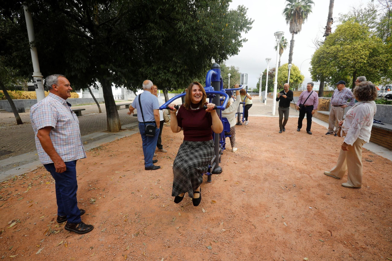 La inauguración del parque biosaludable de Levante, en imágenes