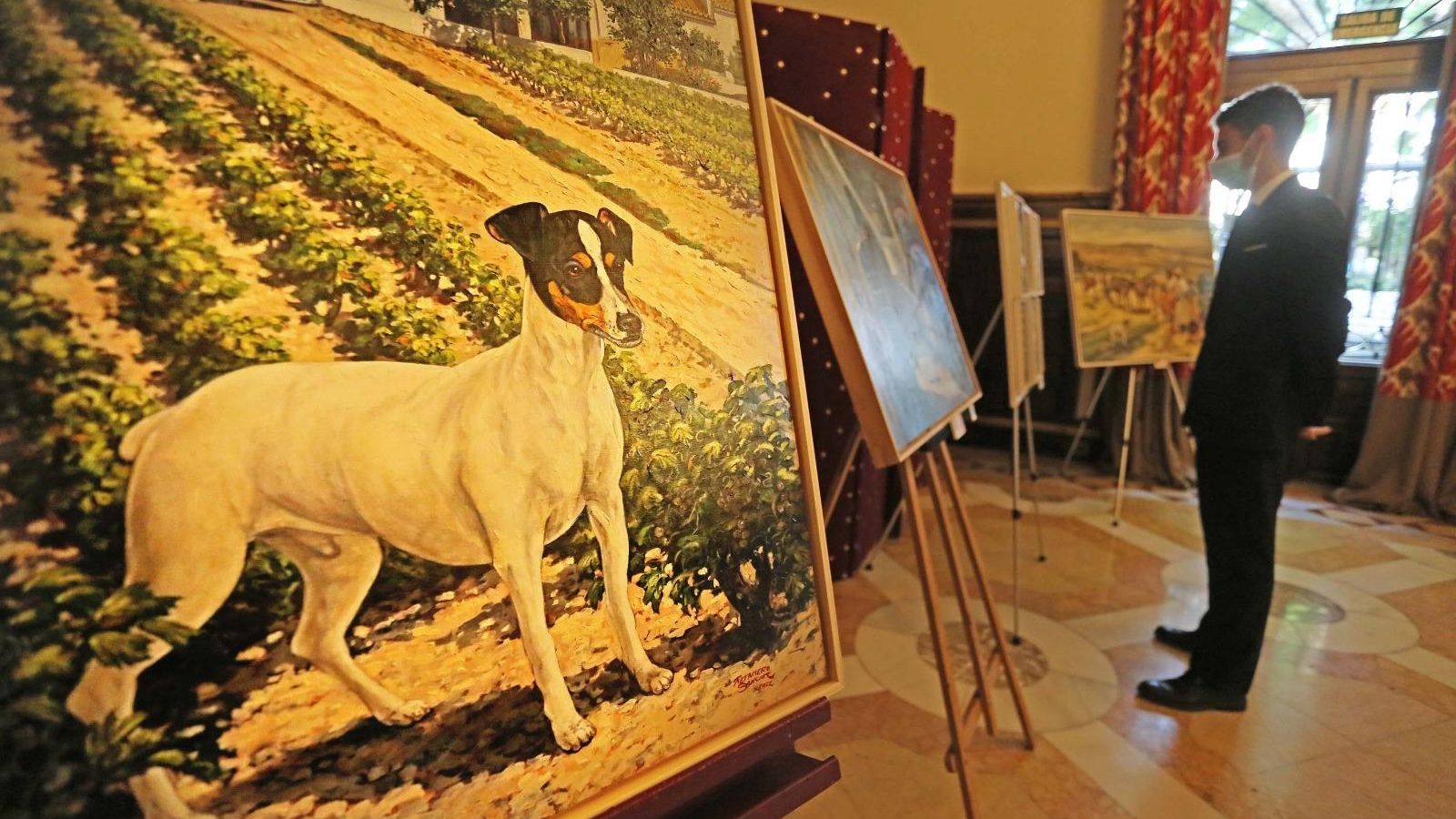 Una de las obras de la muestra.