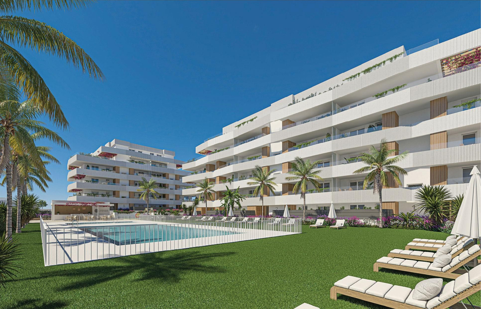 Así serán las viviendas con terrazas y piscina de Las Marías en El Puerto con un precio desde 290.000 a más de 310.000 euros