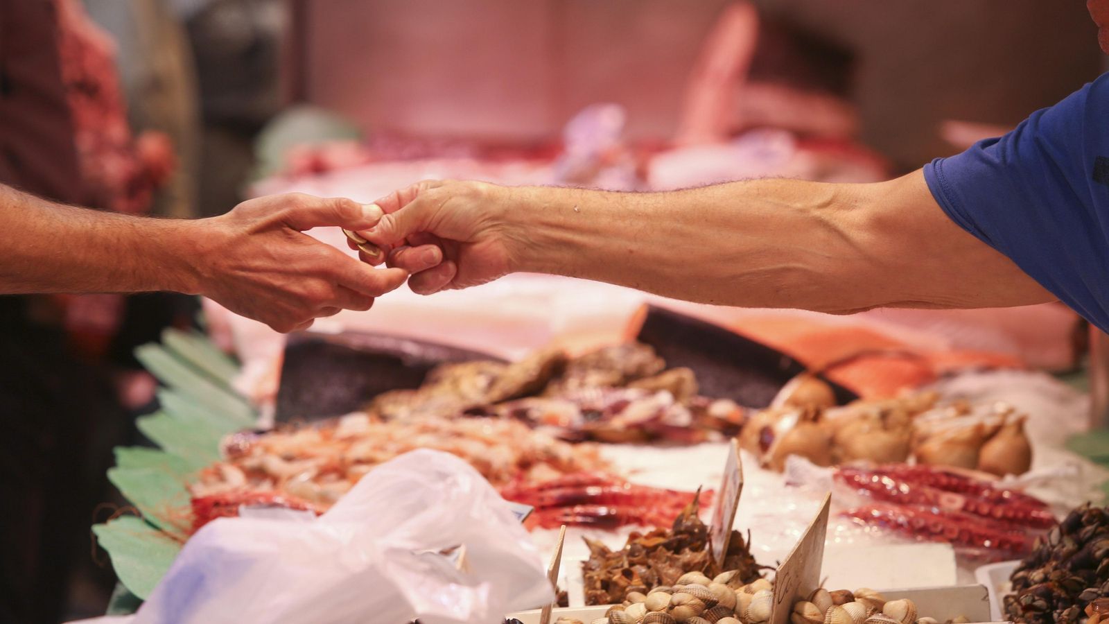 El marisco suele ser el producto que se compra más para congelar.