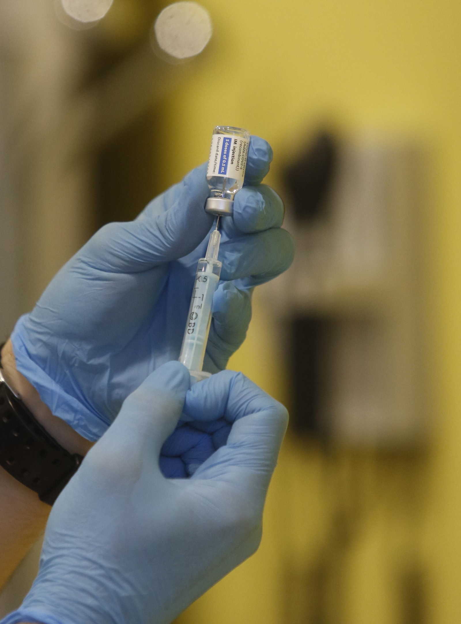 Preparación de una dosis.