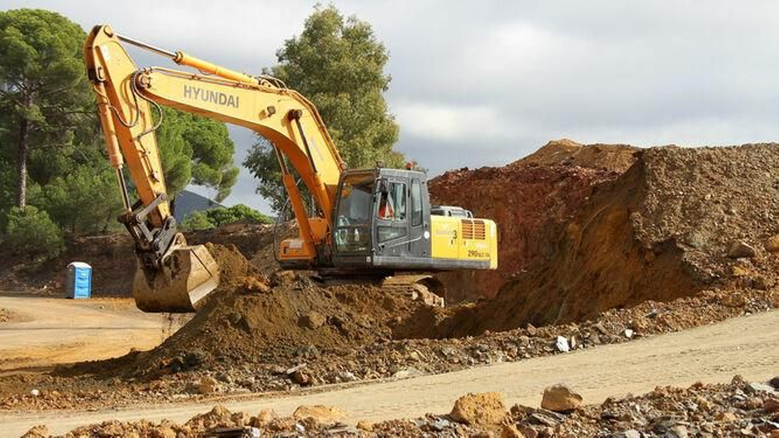 Trabajos de Emed Tartessus en la mina