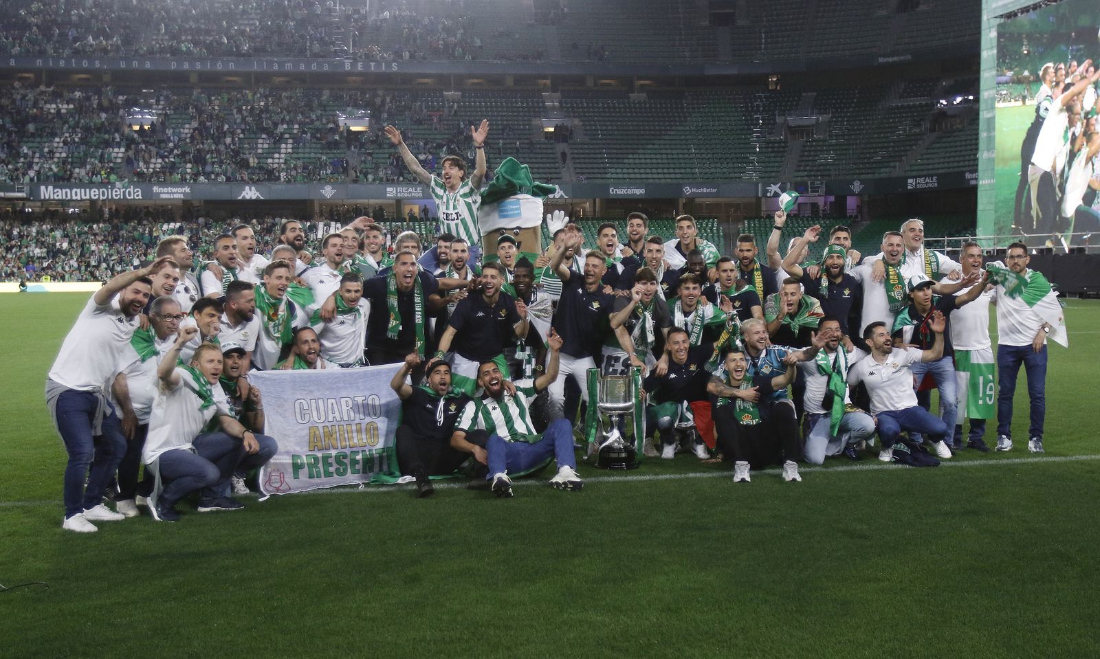 Fiesta en el Villamarín