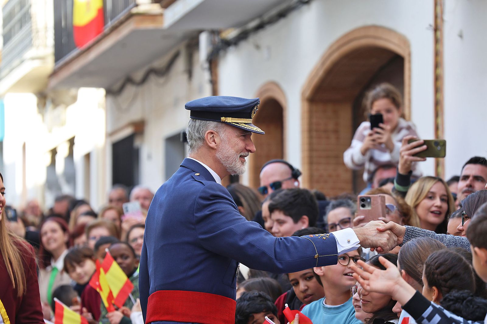 La llegada de S.M. el Rey Felipe VI a Palos de la Frontera, en fotografías