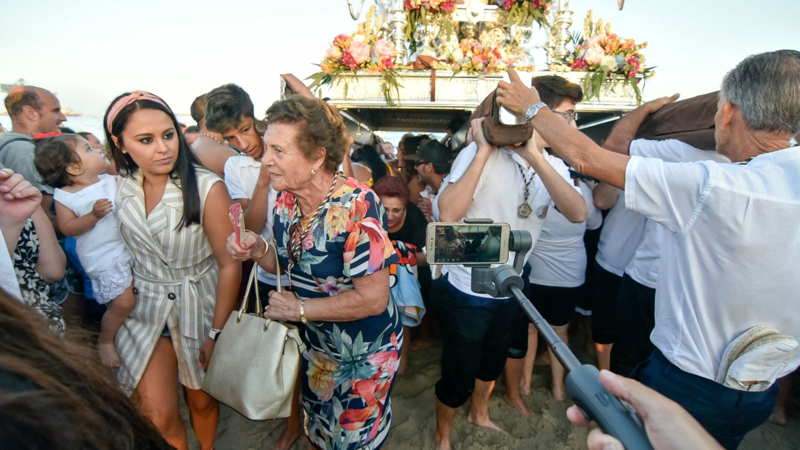 Las mejores fotos de la procesión  de la Virgen del Carmen en Palmones