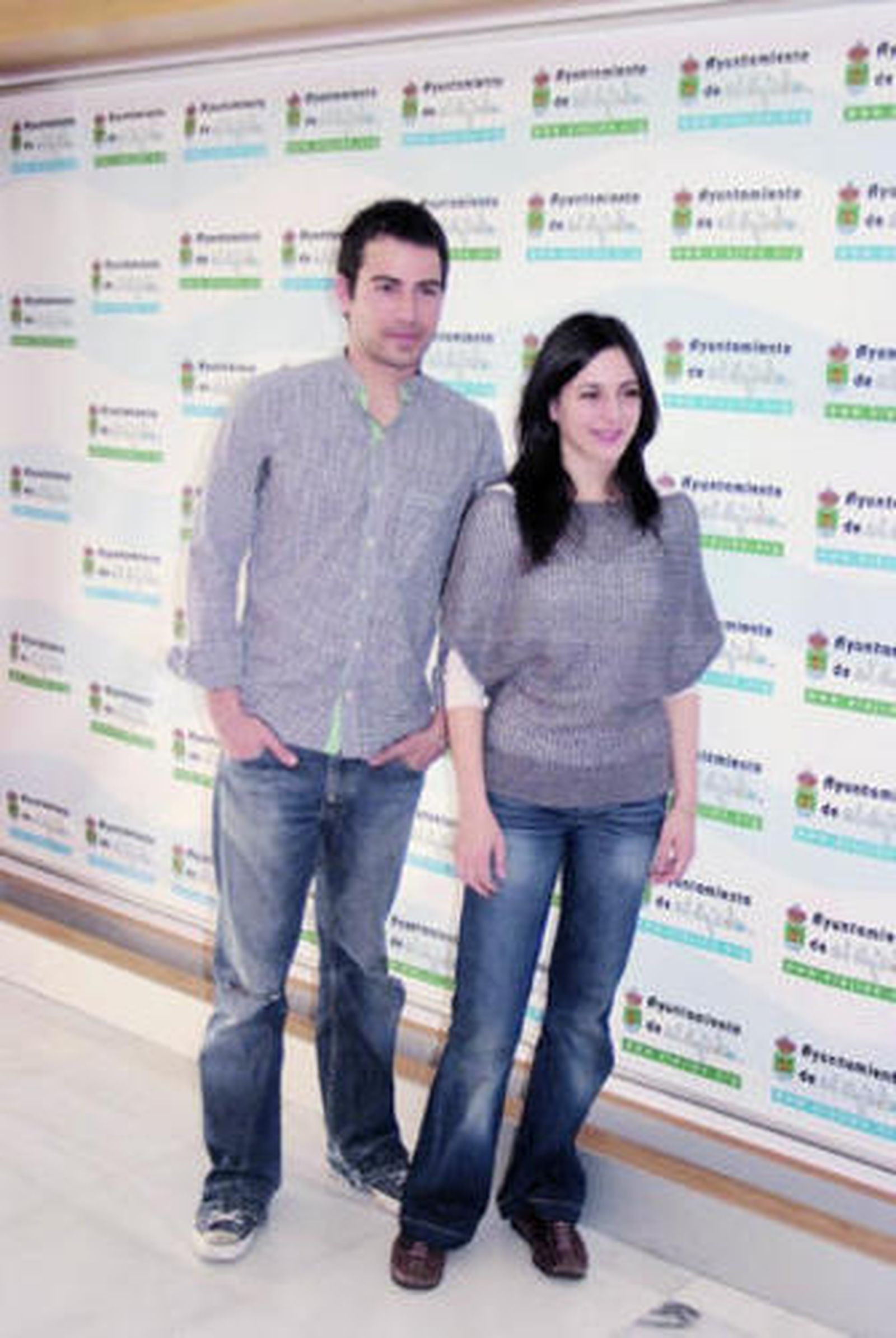 Alejandro Tous y Ruth Núñez, ayer en El Ejido.