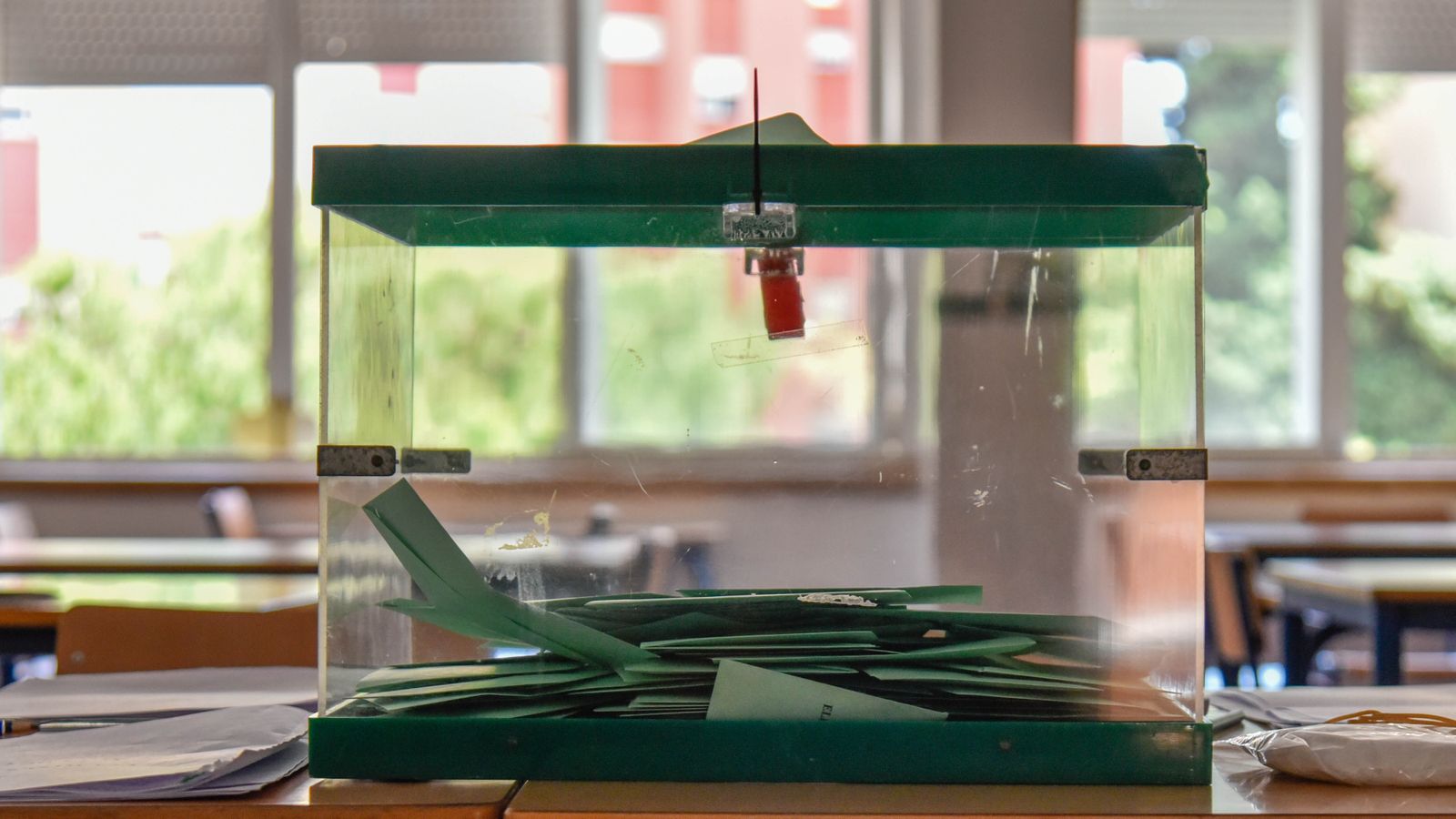 Fotos de las elecciones de Andalucía en Algeciras