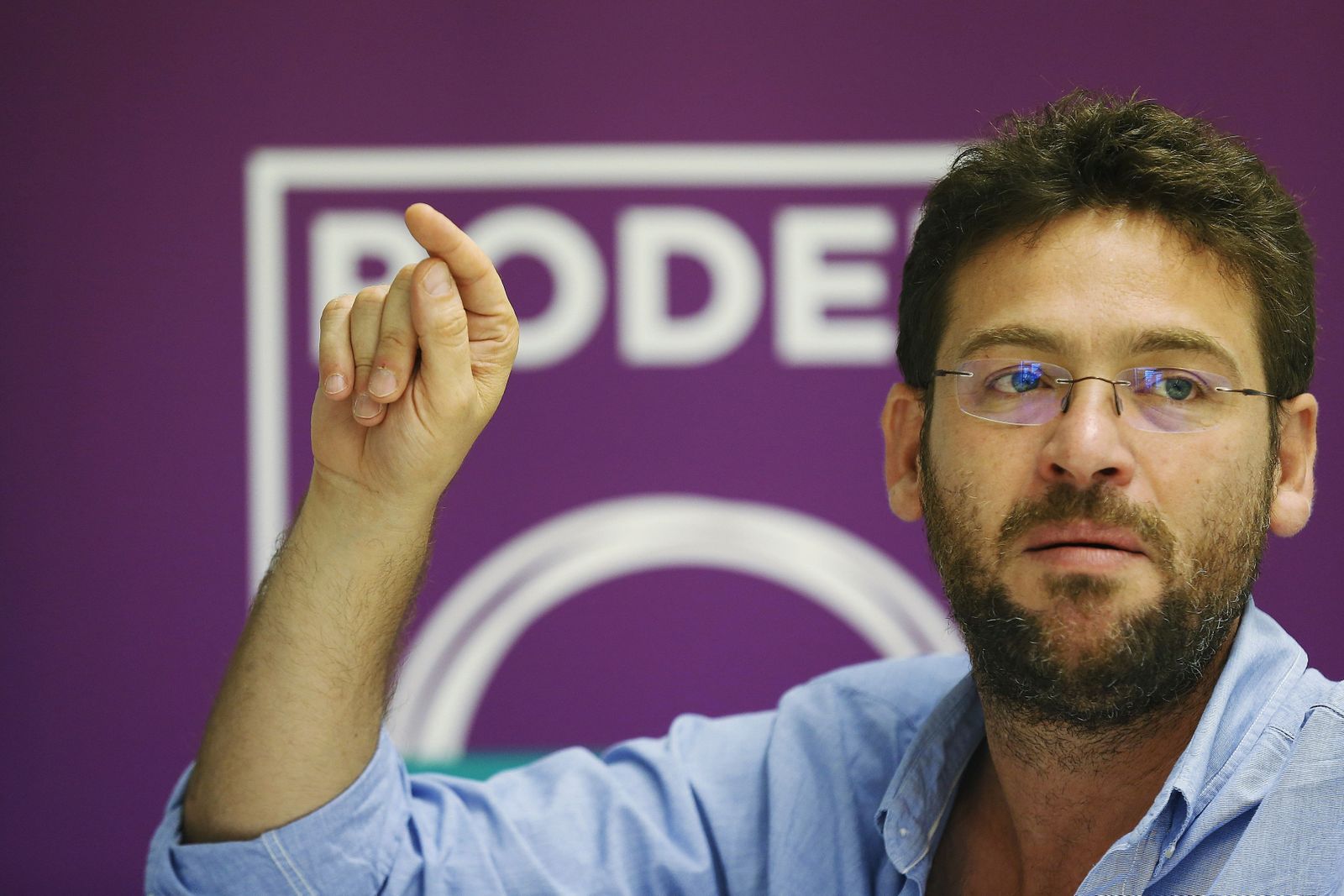 El secretario general de Podem Catalunya, Albano Dante Fachin, en una entrevista reciente.