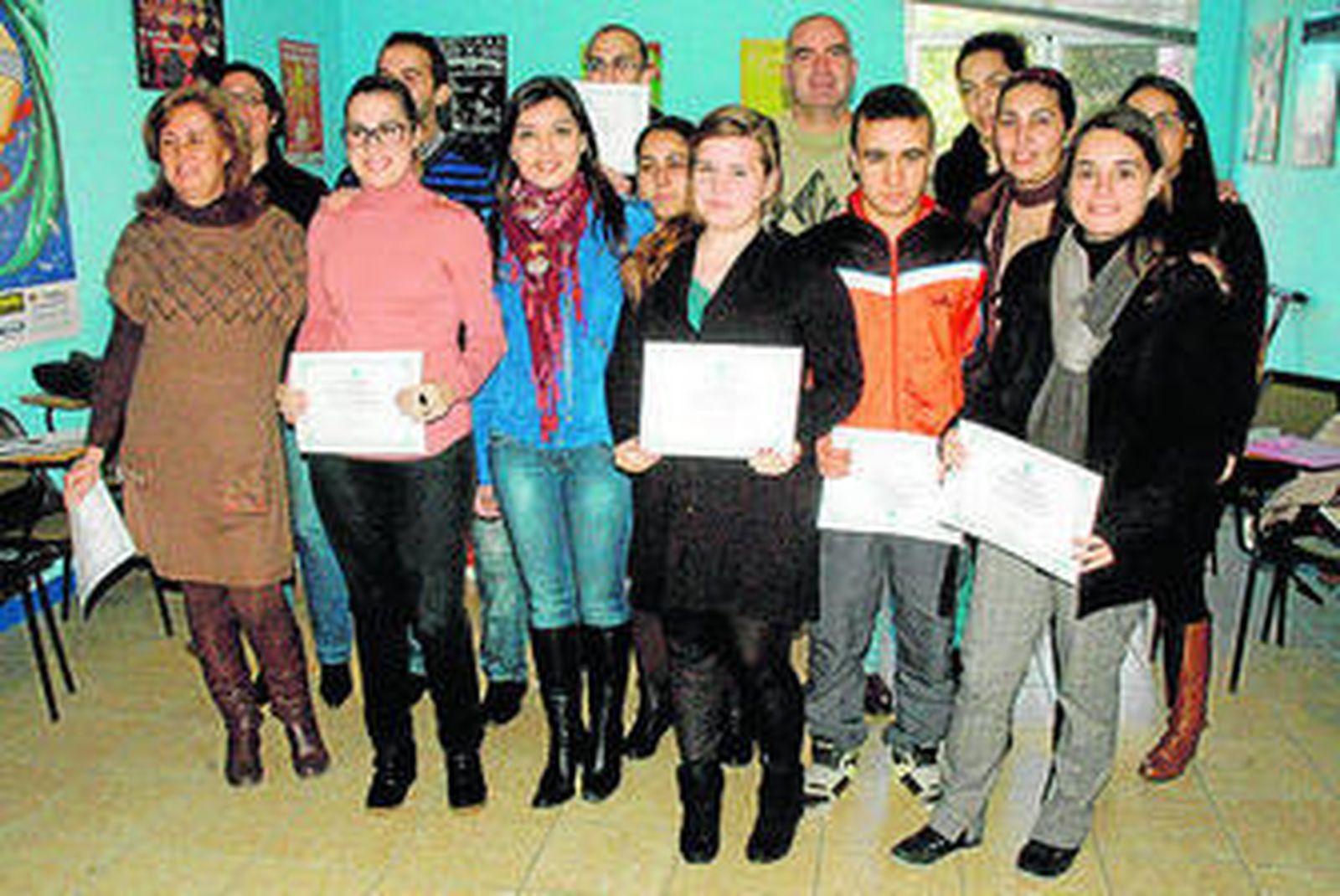 Cardoso, en el acto de entrega de los diplomas.