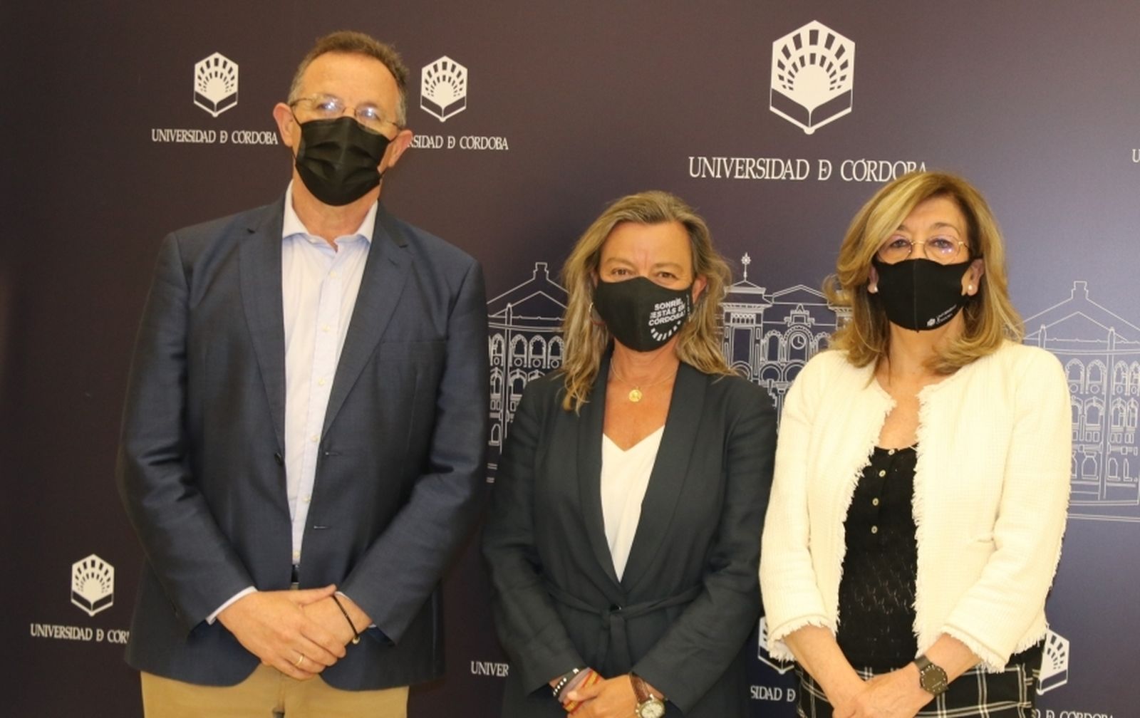 Eulalio Fernández, Isabel Albás y Julieta Mérida.