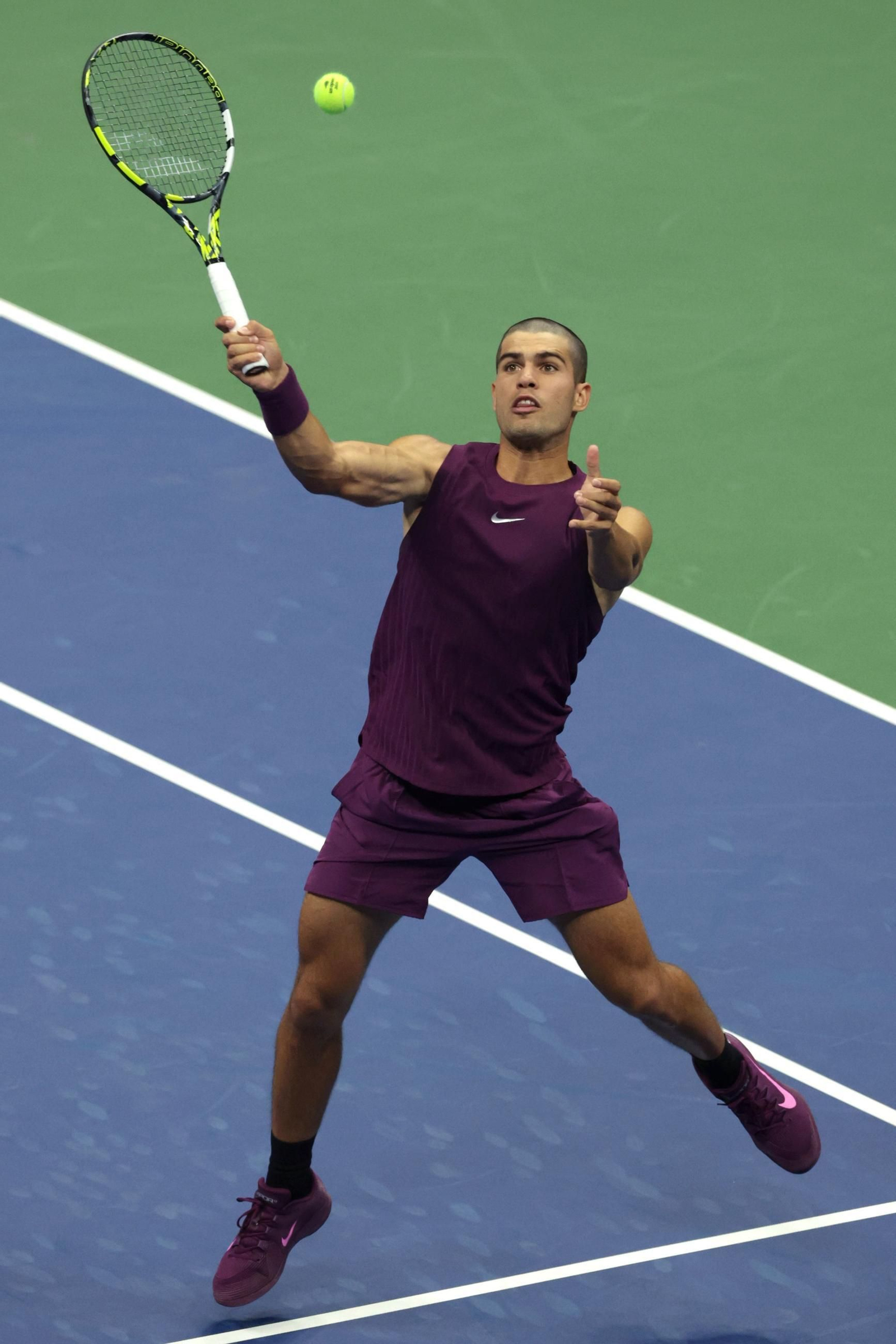 Las fotos del nuevo 'look' de Alcaraz en el Open USA