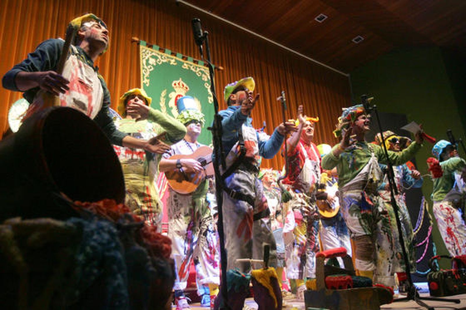 La agrupación 'La pinturesca'./Fotos:J.M.Quiñones

Foto: J.M.Q.