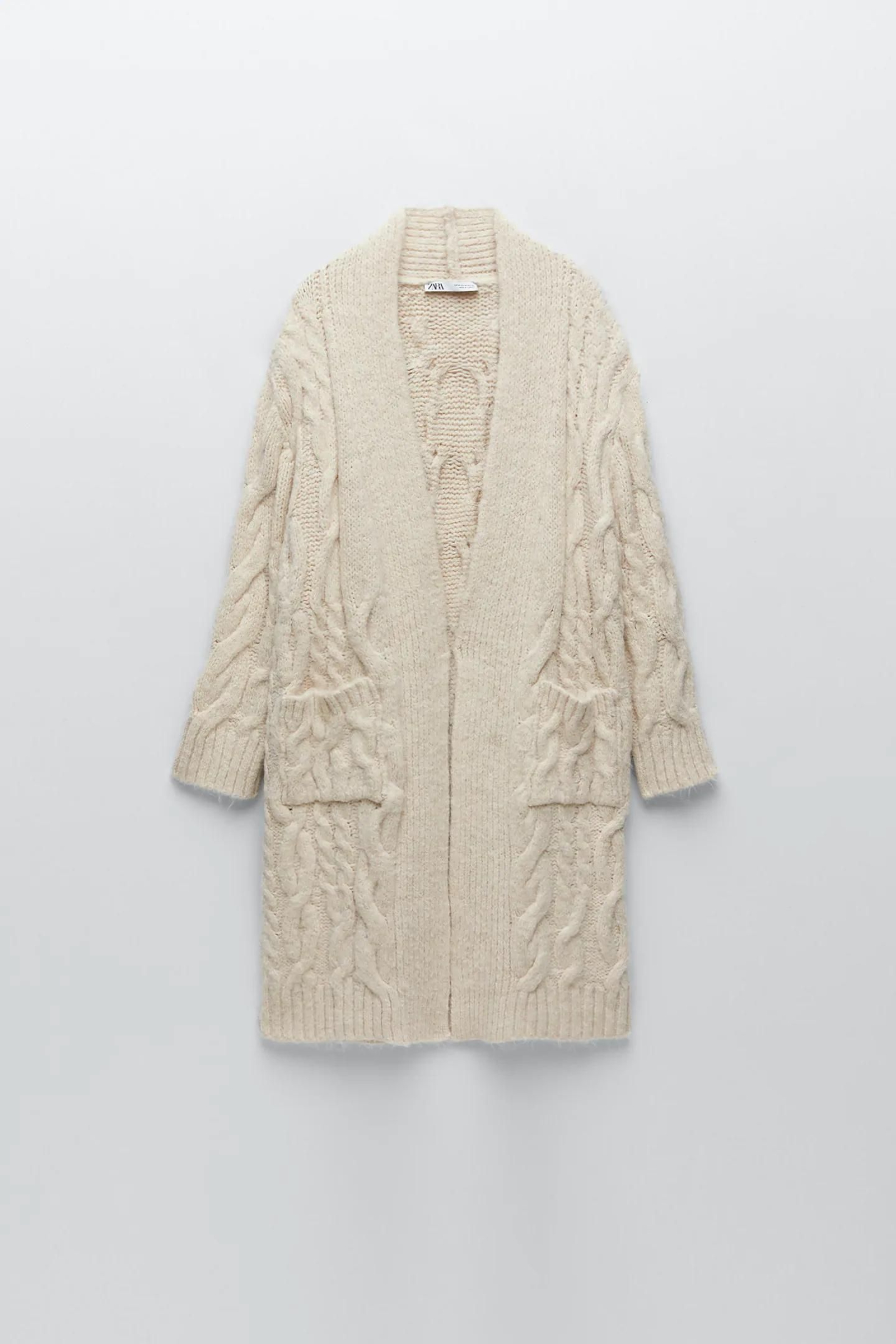 El cárdigan de ochos de Zara.