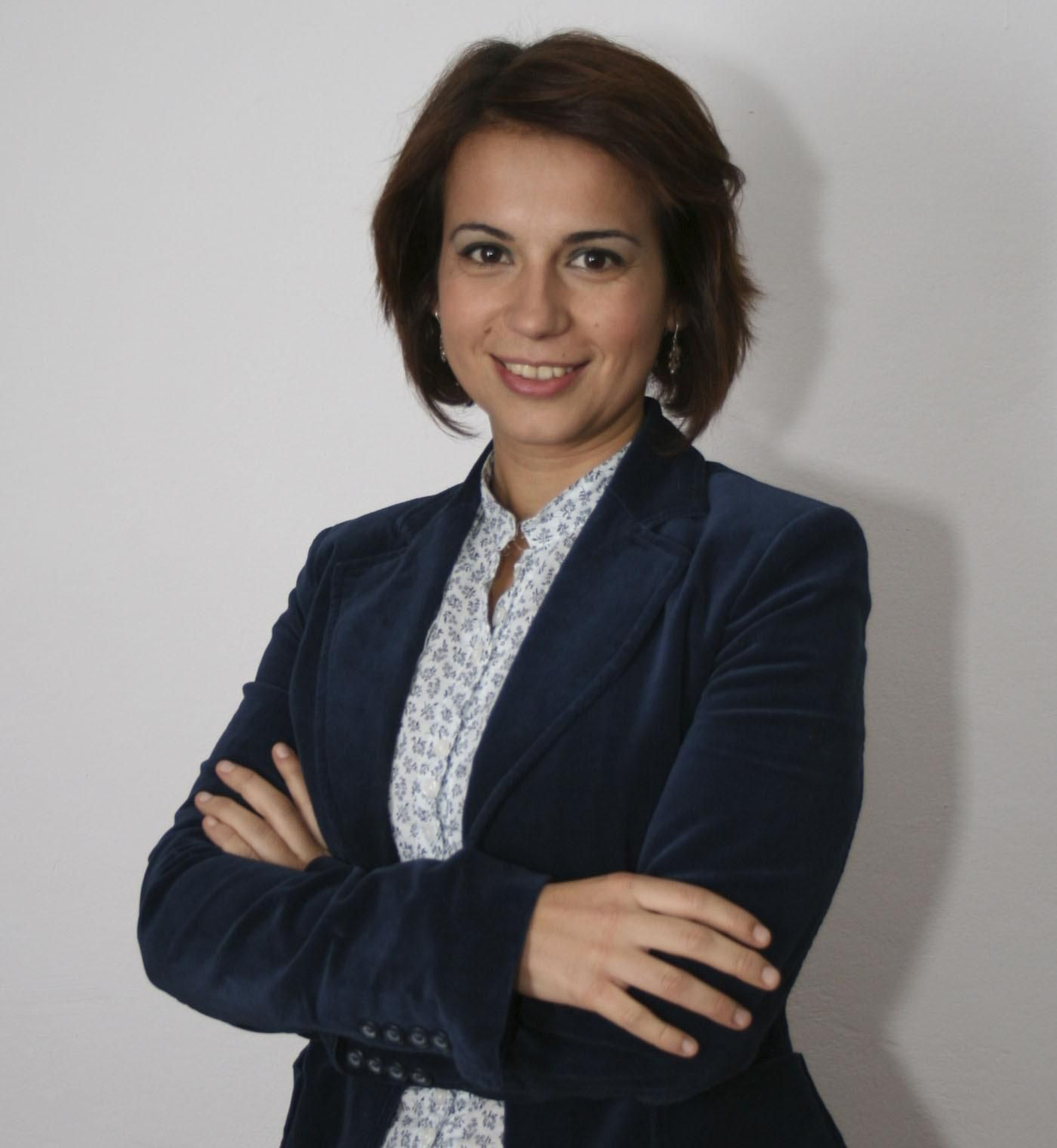 La sevillana, en la foto con la que se anunció que encabezaría la candidatura a la Alcaldía de Utrera por el PSOE.