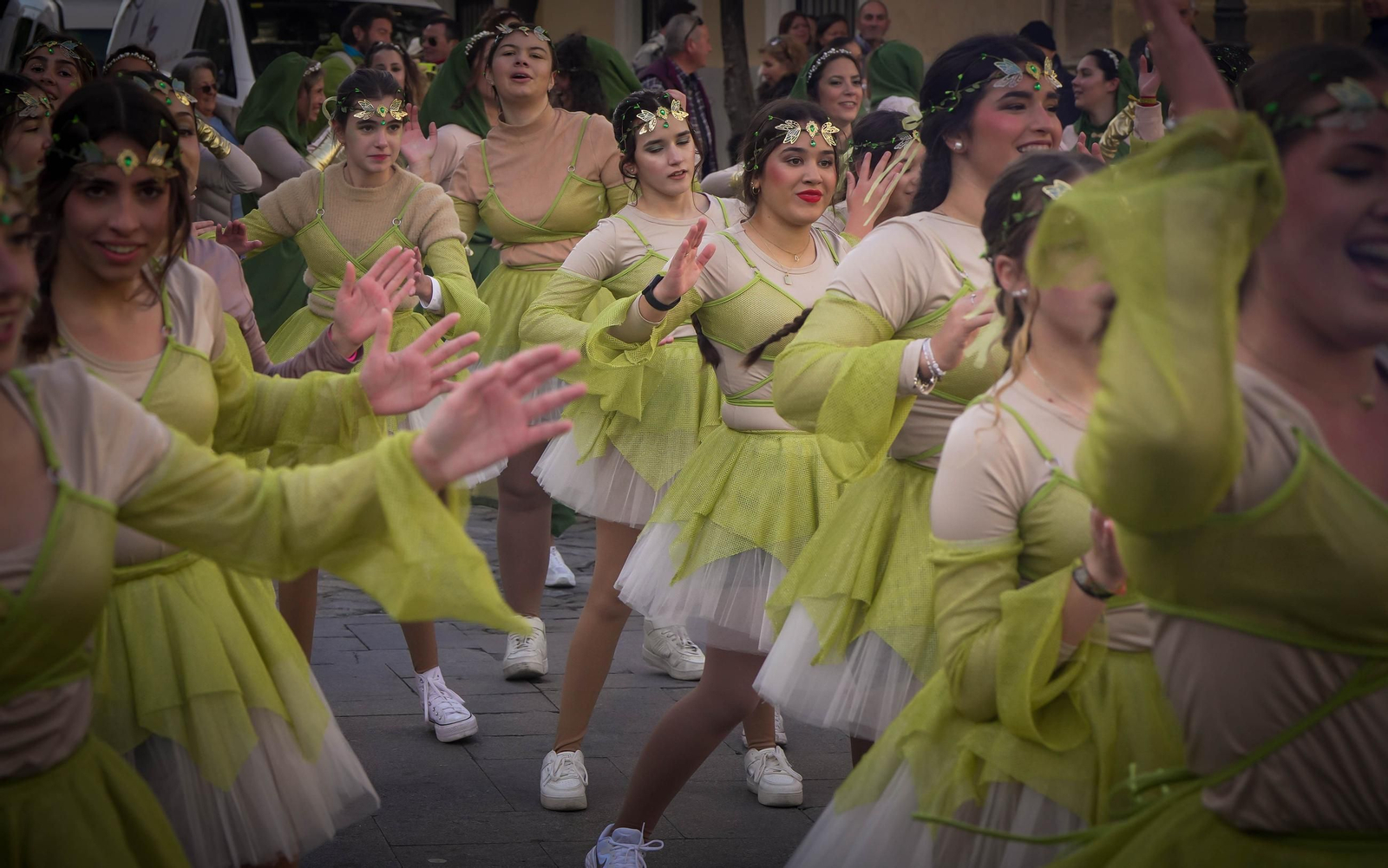Imágenes del pasacalles Cascanueces en Jerez