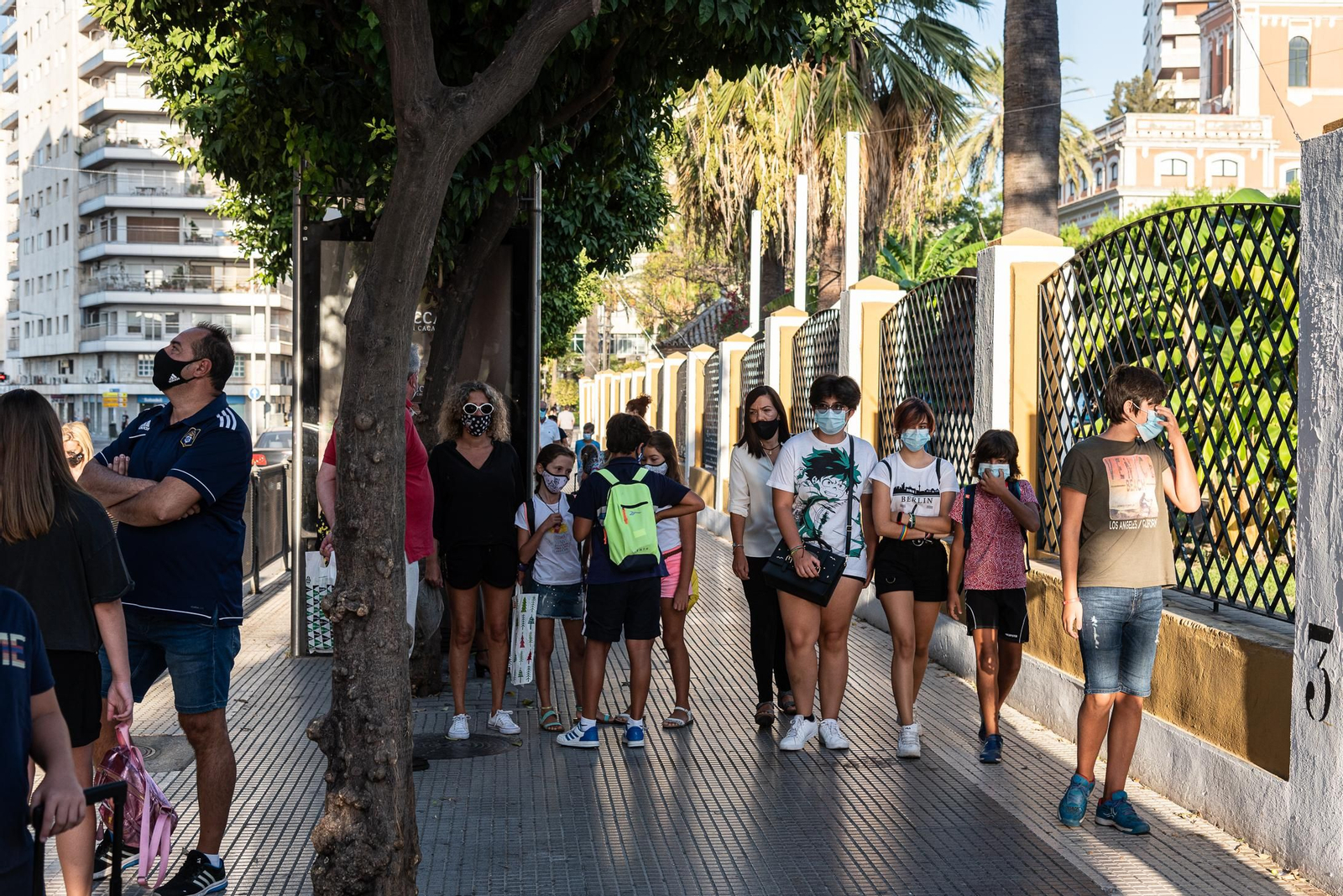 Imágenes de la vuelta al cole en Huelva