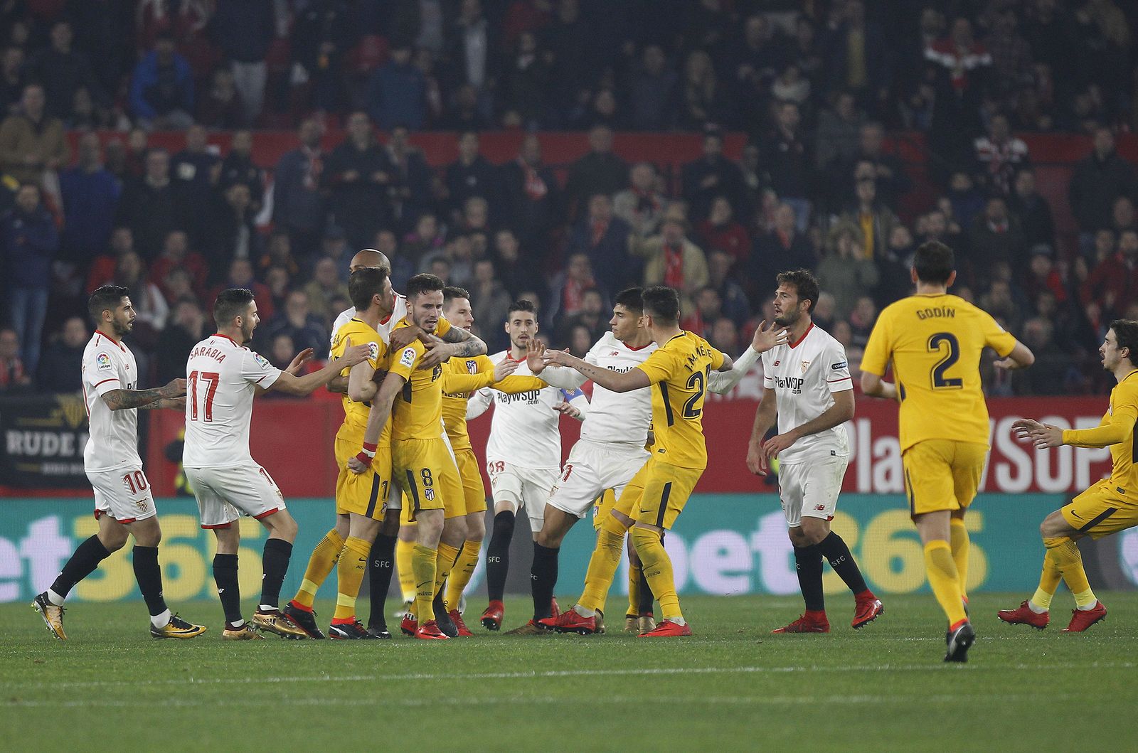 El Sevilla FC-Atlético de Madrid de Copa, en imágenes
