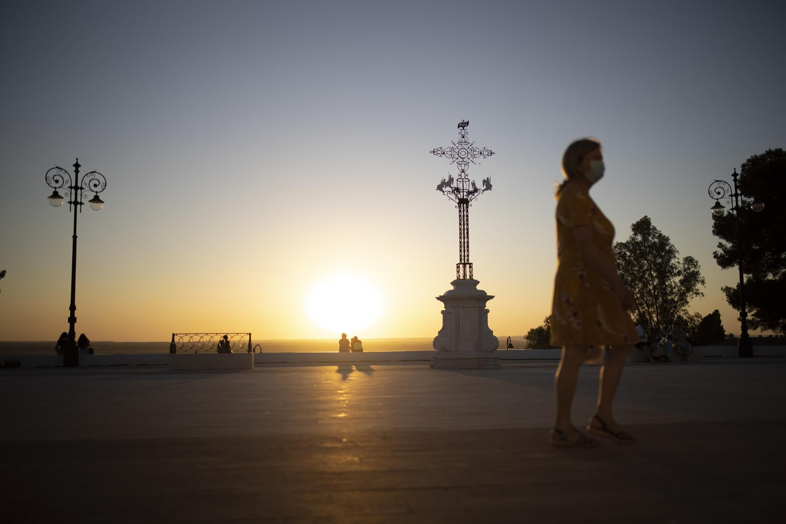 La última puesta de sol para despedir el año en Huelva