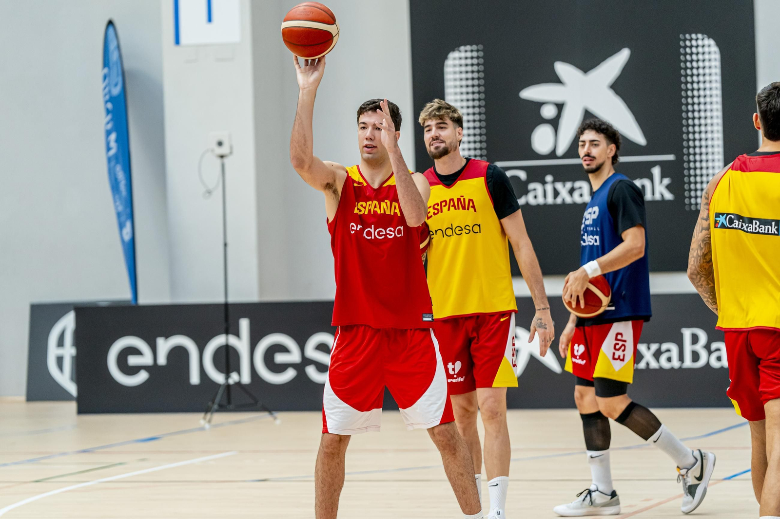 España acaba su trabajo en Madrid antes de venir a Málaga