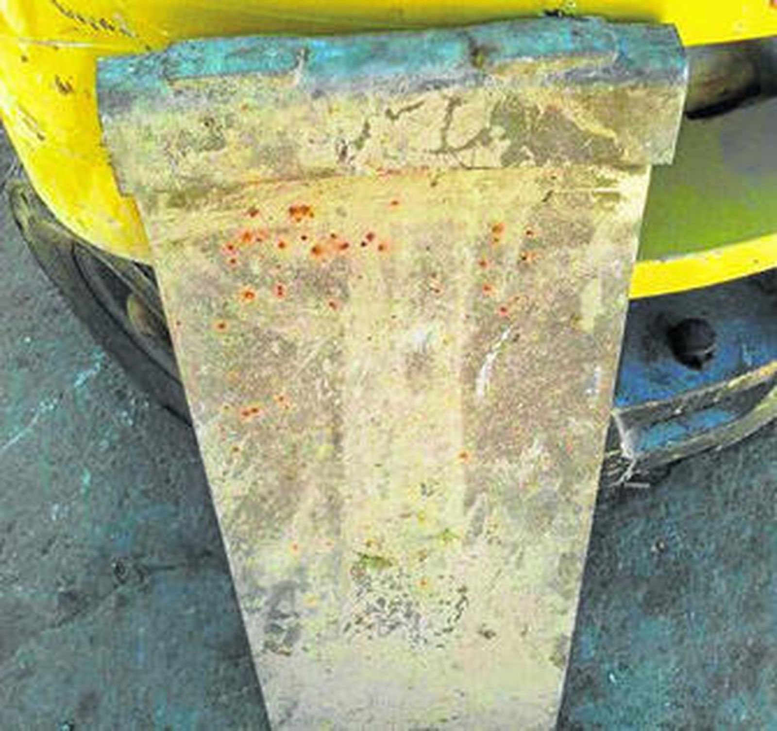 Imagen del material robado en Delphi.