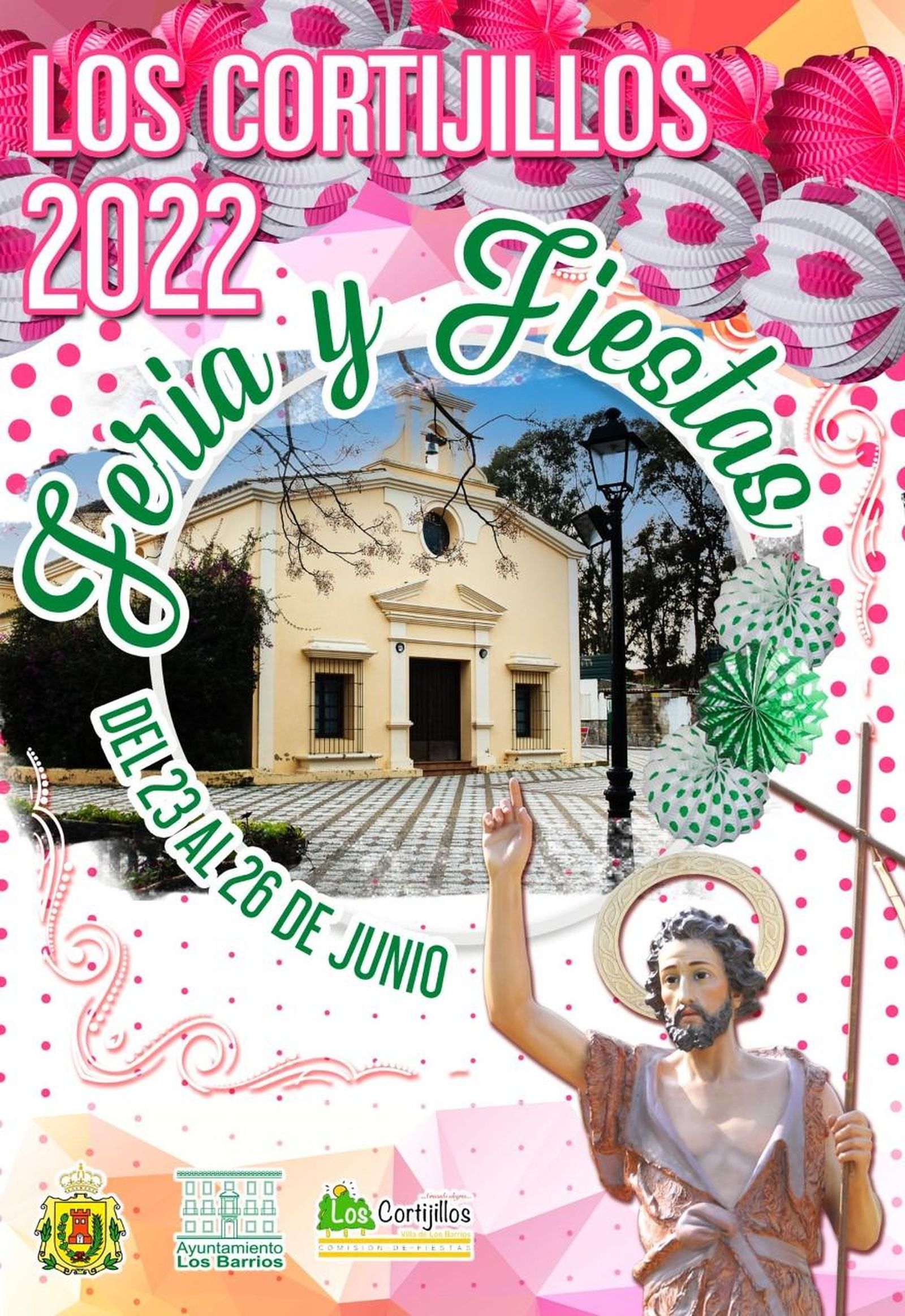 Detalle del cartel anunciador de la Feria de Los Cortijillos