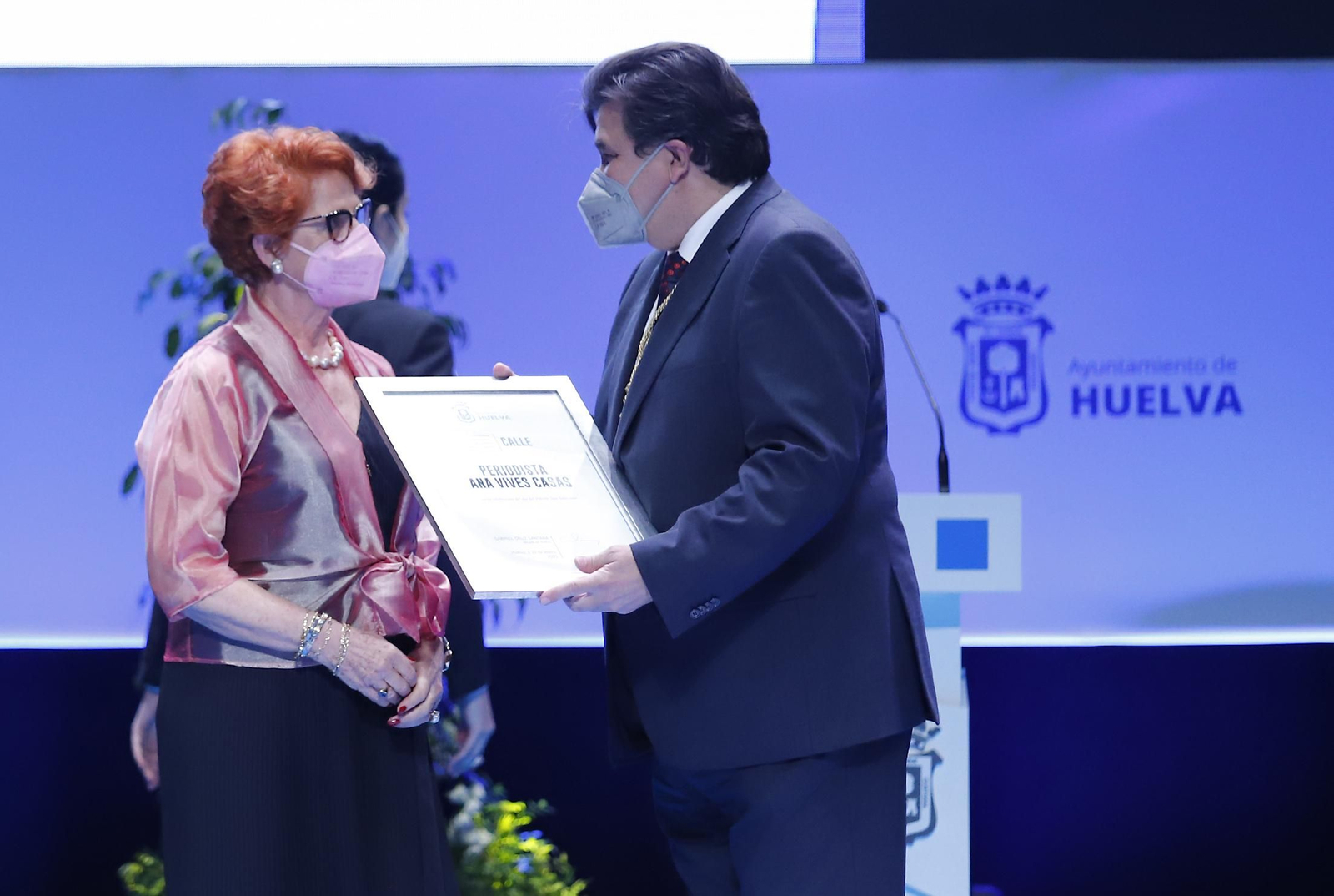 Imágenes de la entrega de las nuevas calles de la ciudad de Huelva