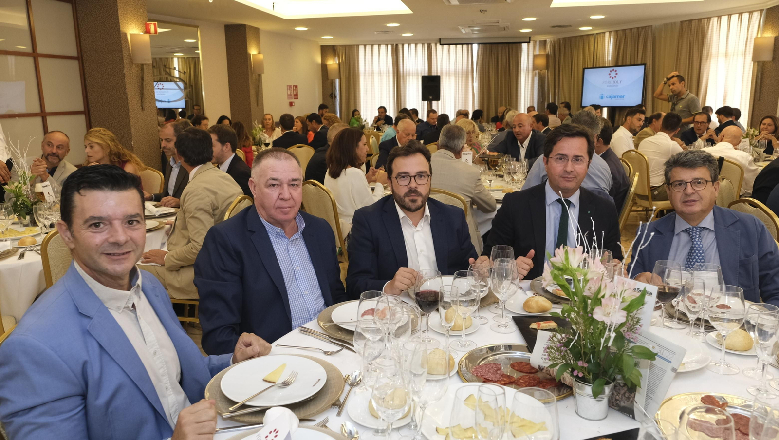 Imágenes del Foro Joly en Almería, con el Gobernador del Banco de España, Pablo Hernández de Cos