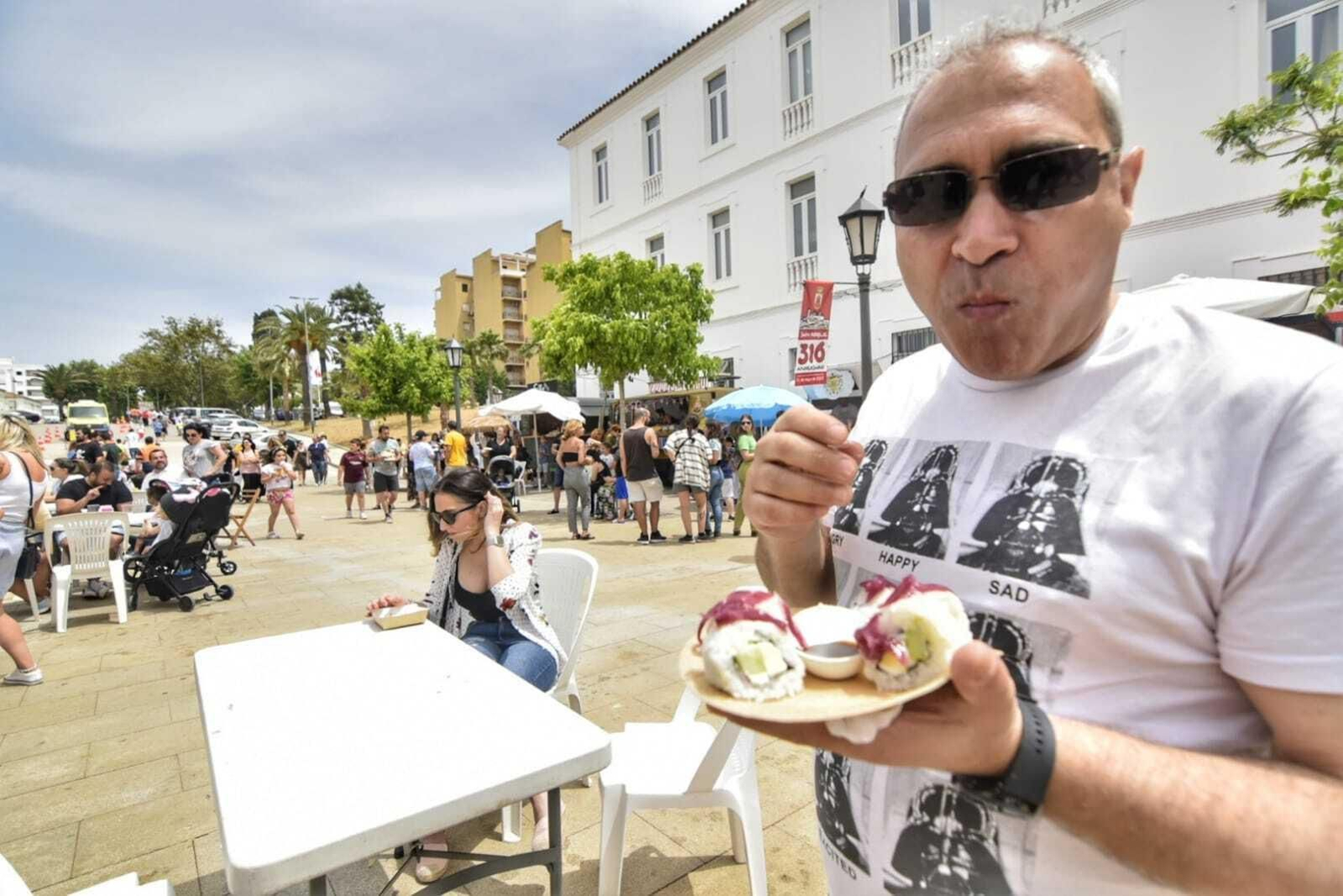 El festival de foodtrucks durante el aniversario del pasado año.