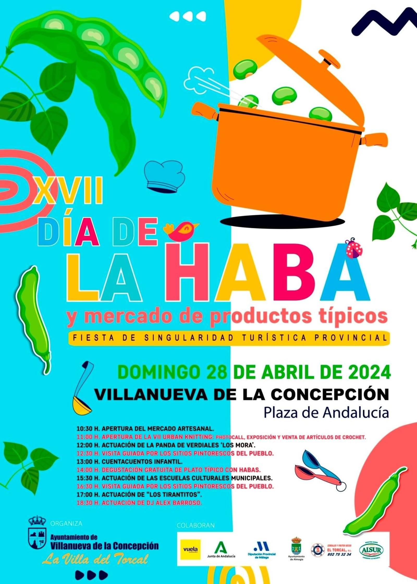 Cartel informativo del Día de la haba.