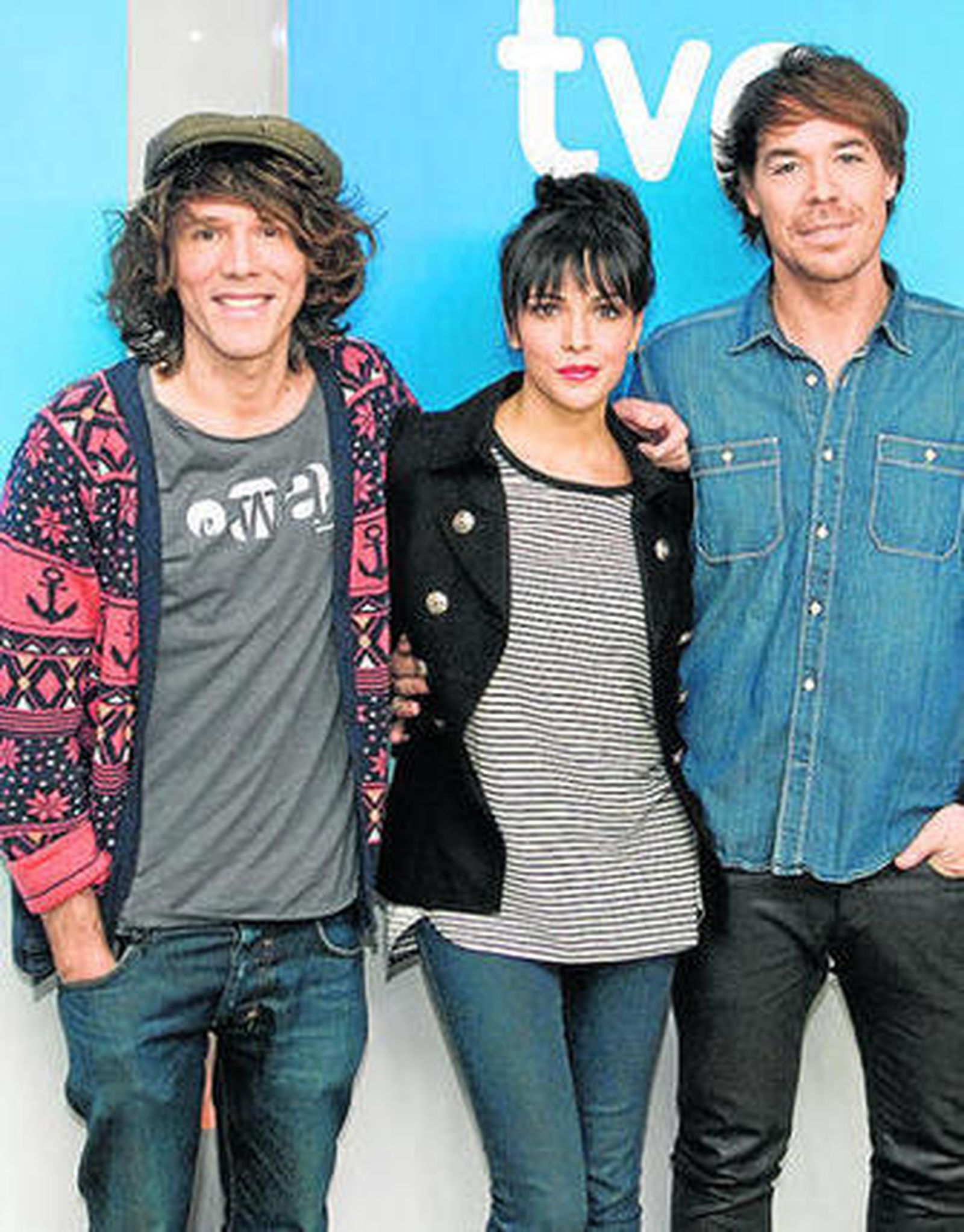 El grupo El Sueño de Morfeo en su presentación como eurovisivos en 2013.