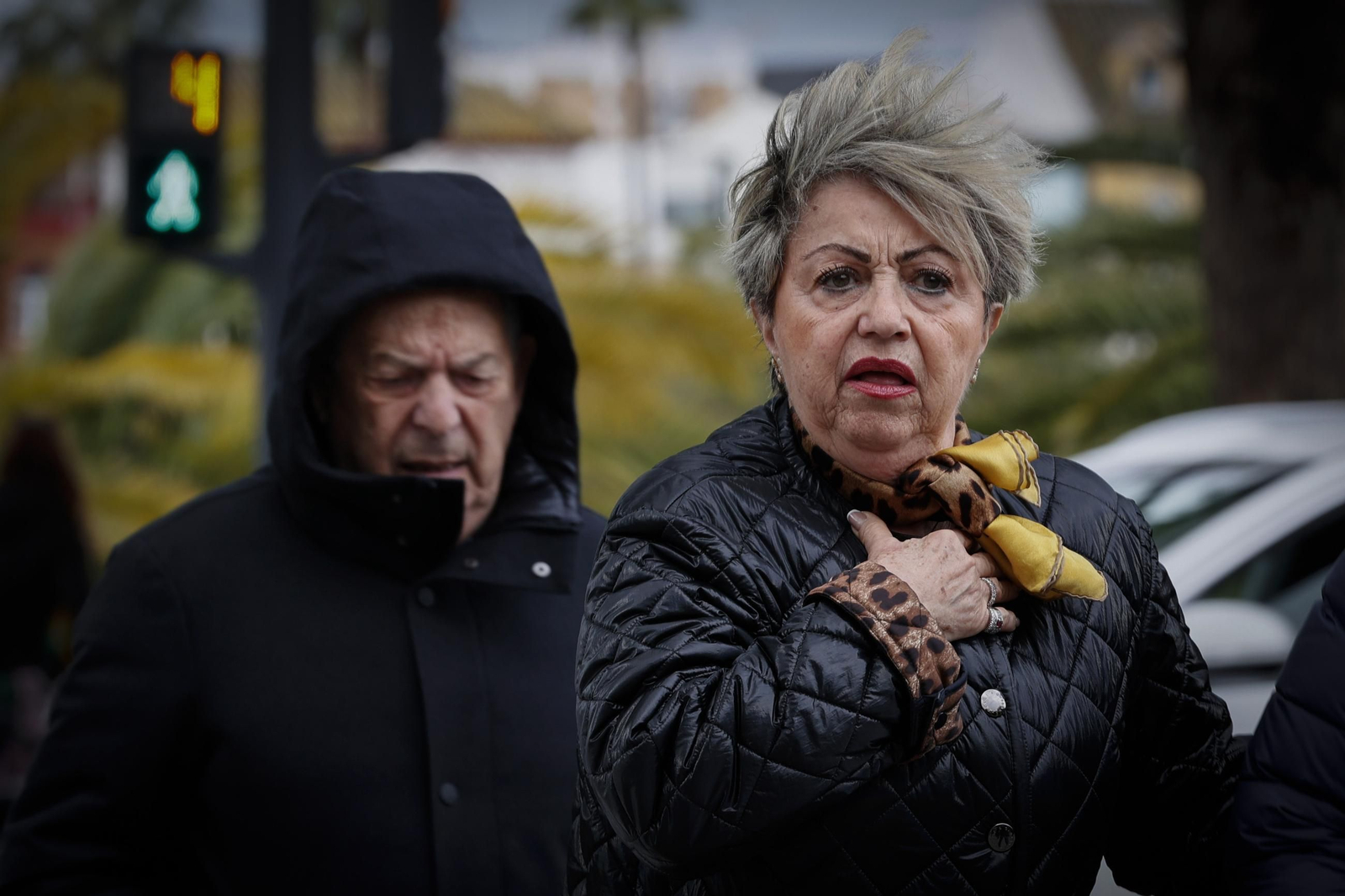 Otro día de frío y lluvia en Sevilla
