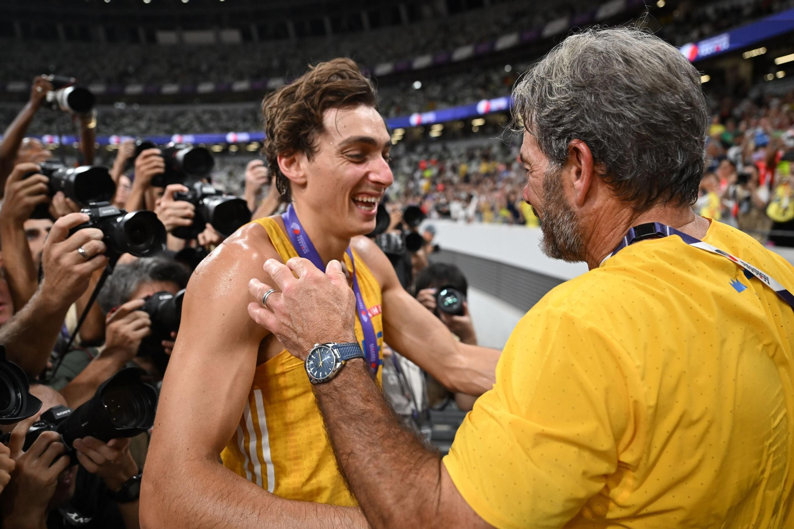 Las fotos del récord mundial de Duplantis y del resto de la jornada