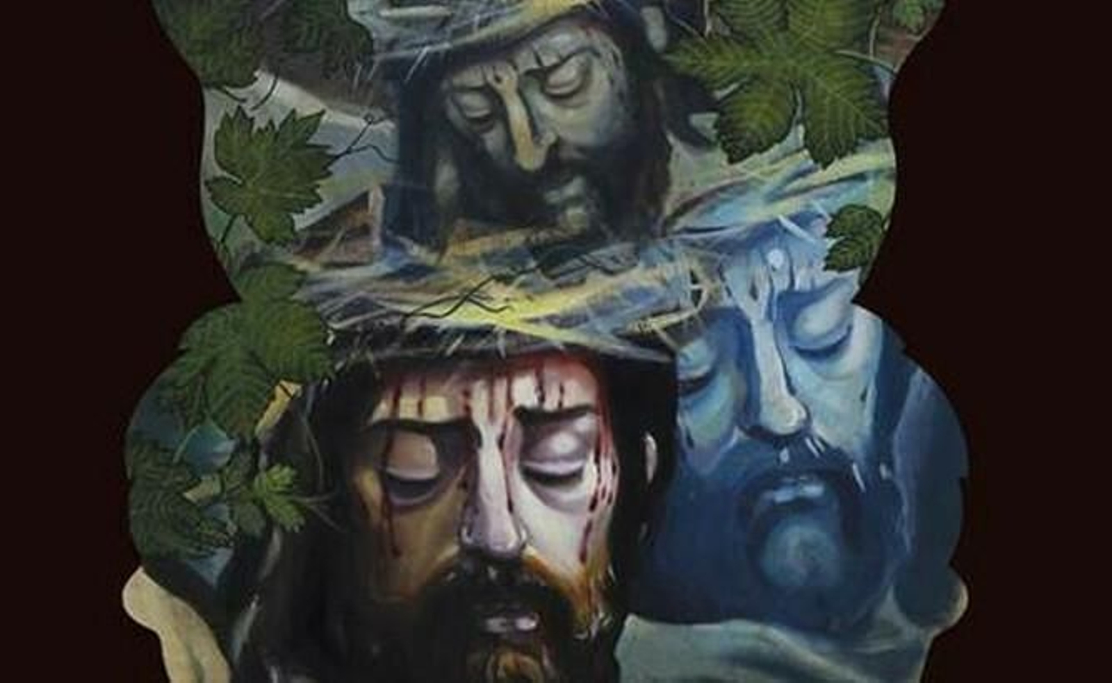 Cartel del Vía Crucis del Cristo de los Desamparados del Santo Ángel