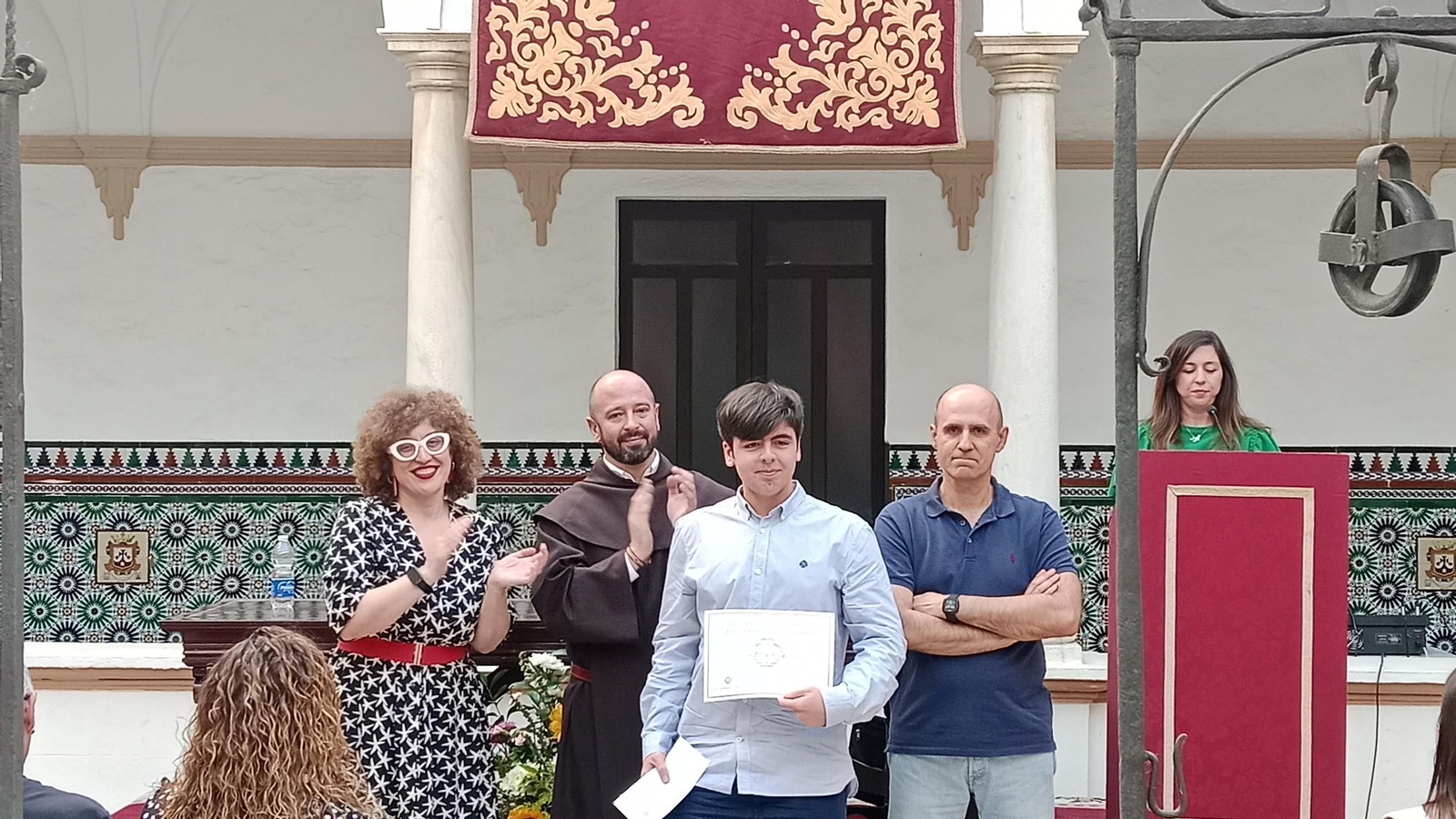 Entrega de premios del certamen escolar de ciencias Carlos López en San Fernando