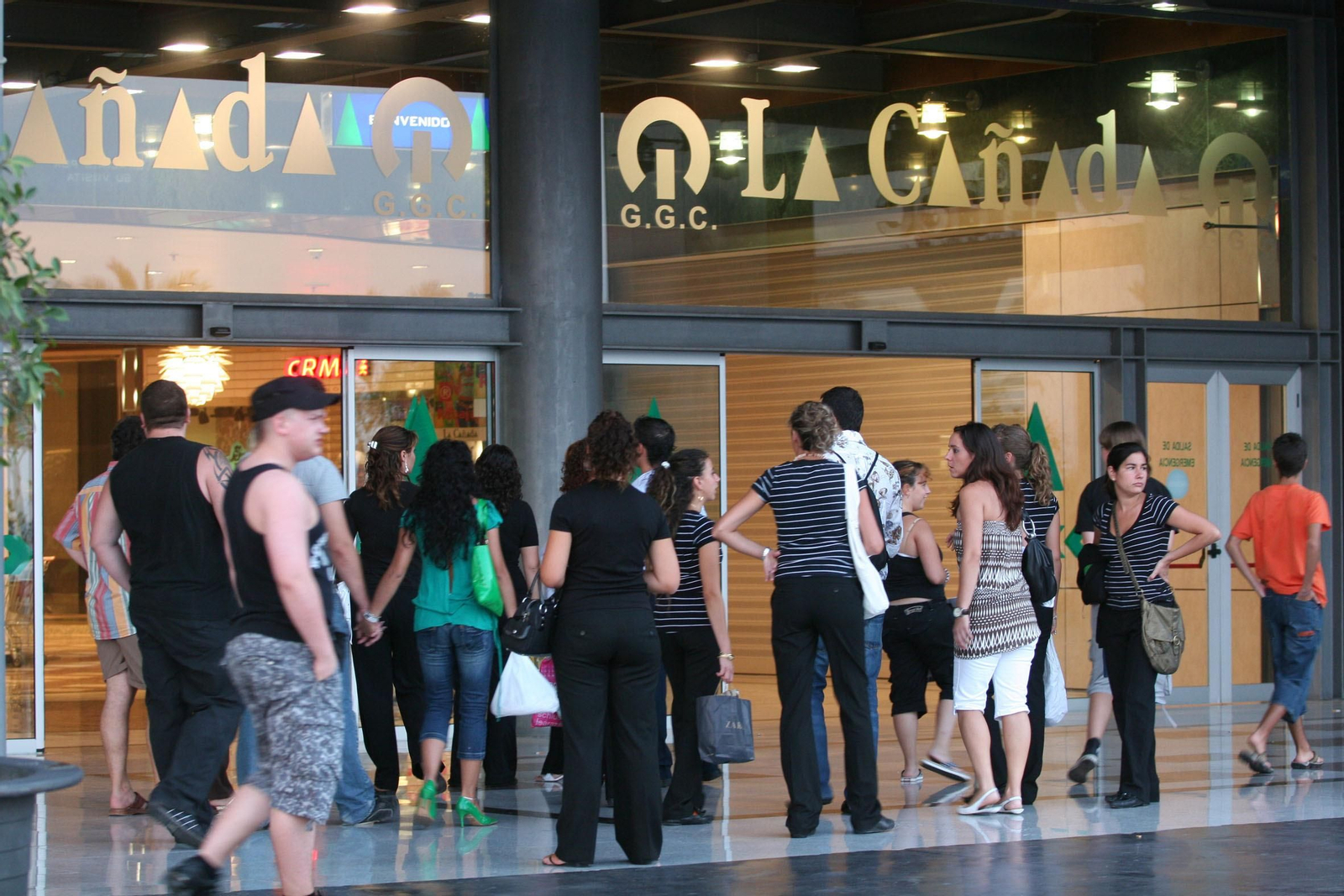 Vista del parque comercial de La Cañada.