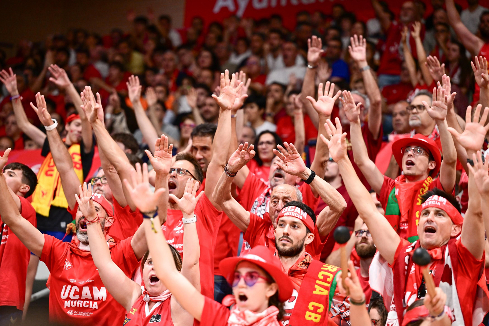 Las fotos del UCAM Murcia - Unicaja, 4º partido de las semifinales de ACB