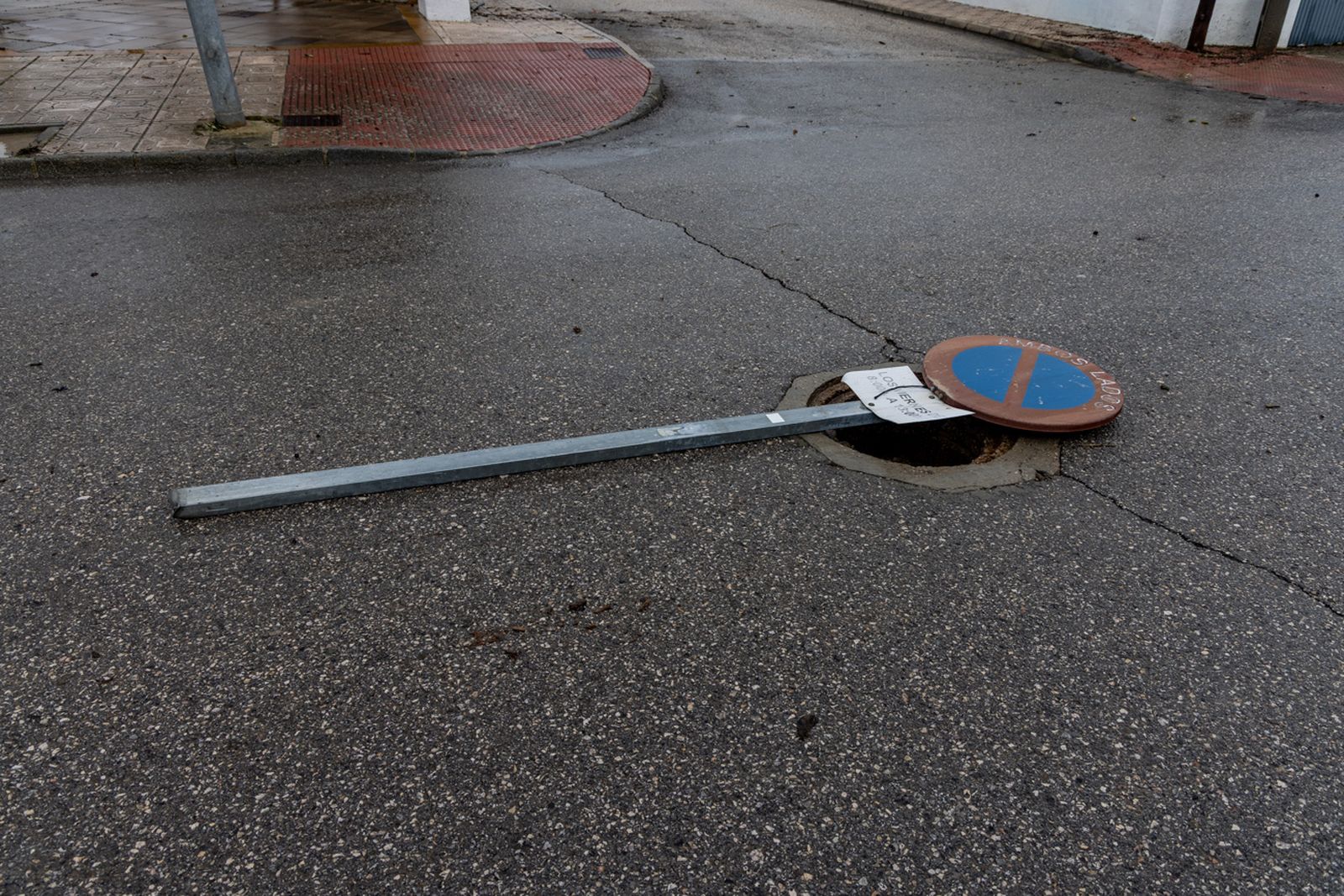 Así queda Monte Lope Álvarez después de la tromba de agua caída