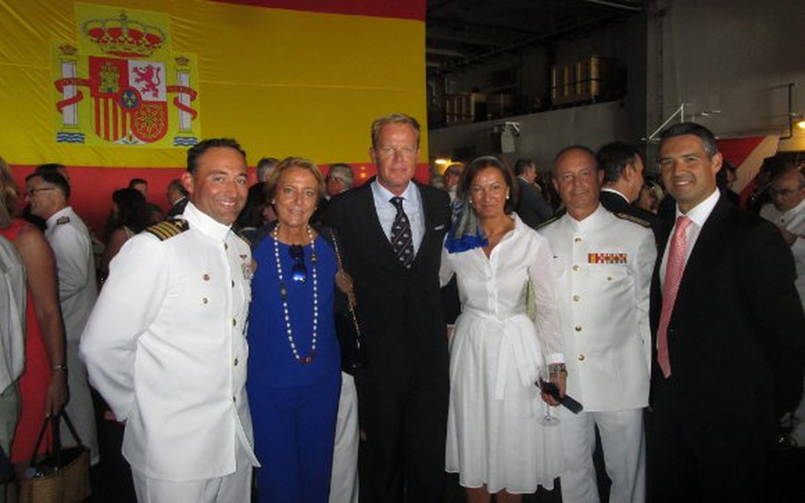 María García Lineses, Stephan de Clerck, Cruz Agrelo, Santiago  González y el alcalde de Rota Javier Ruiz.

Foto: Ignacio Casas de Ciria