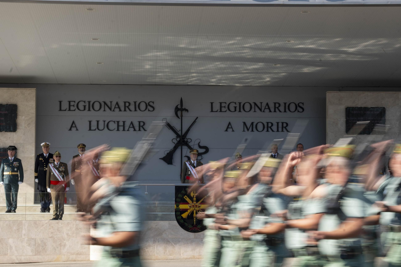 Así conmemora el día de la Inmaculada Concepción la Brigada de la Legión en Almería y despide al contingente que parte a Eslovaquia