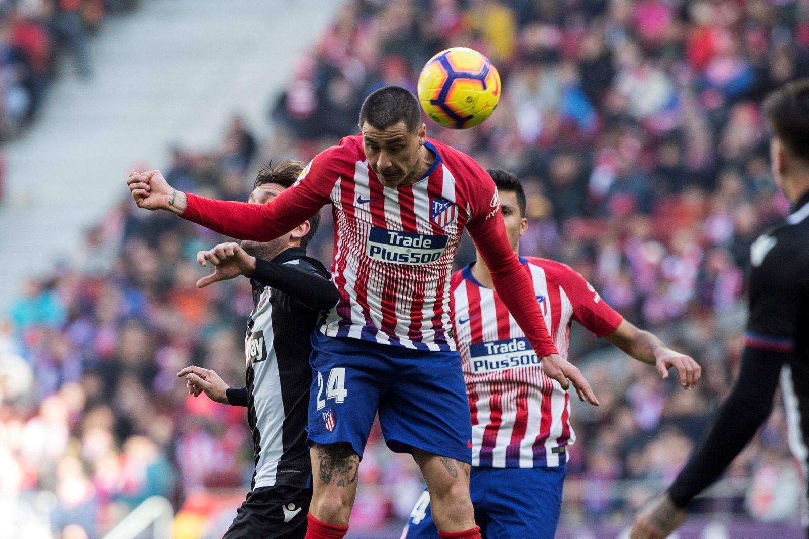 El Atlético de Madrid-Levante, en imágenes