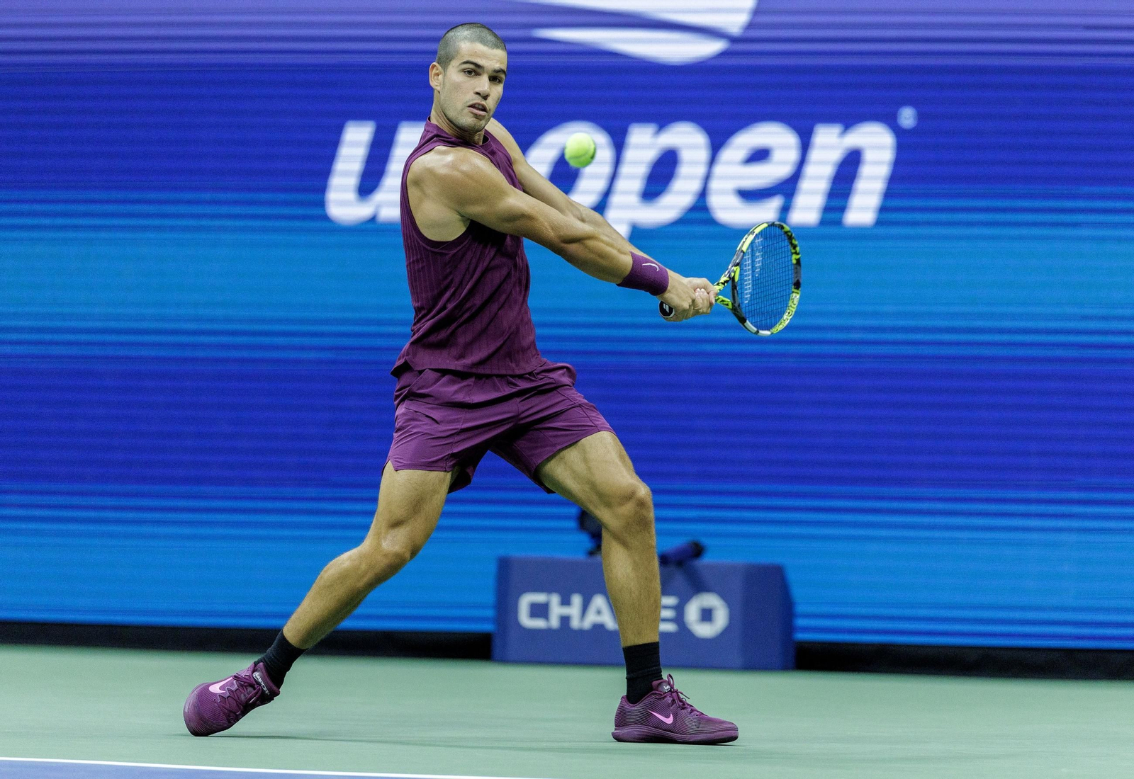 Las fotos del demoledor Alcaraz en la segunda ronda del US Open