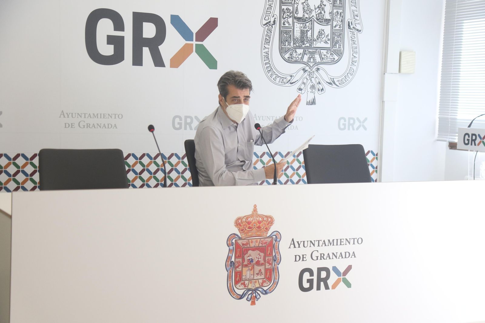 El portavoz del Grupo Municipal Unidas Podemos, Antonio Cambril