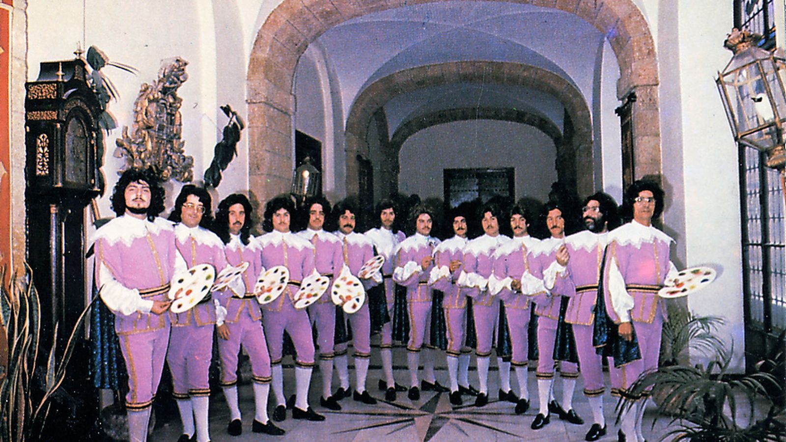 La comparsa 'Los pintores de Versalles' (1981), de Antonio Bustos.