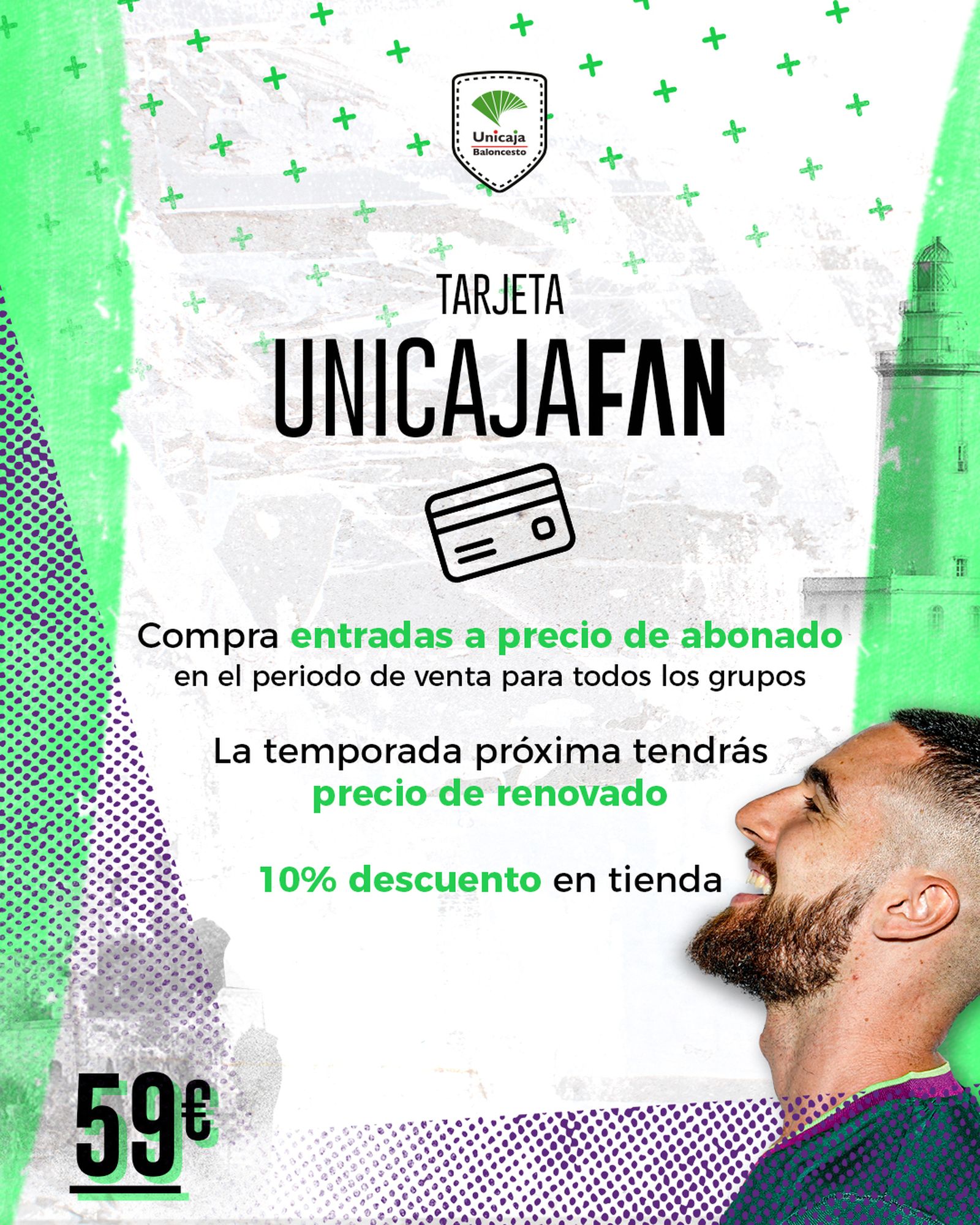 Cartel promocional de la Tarjeta Fan.