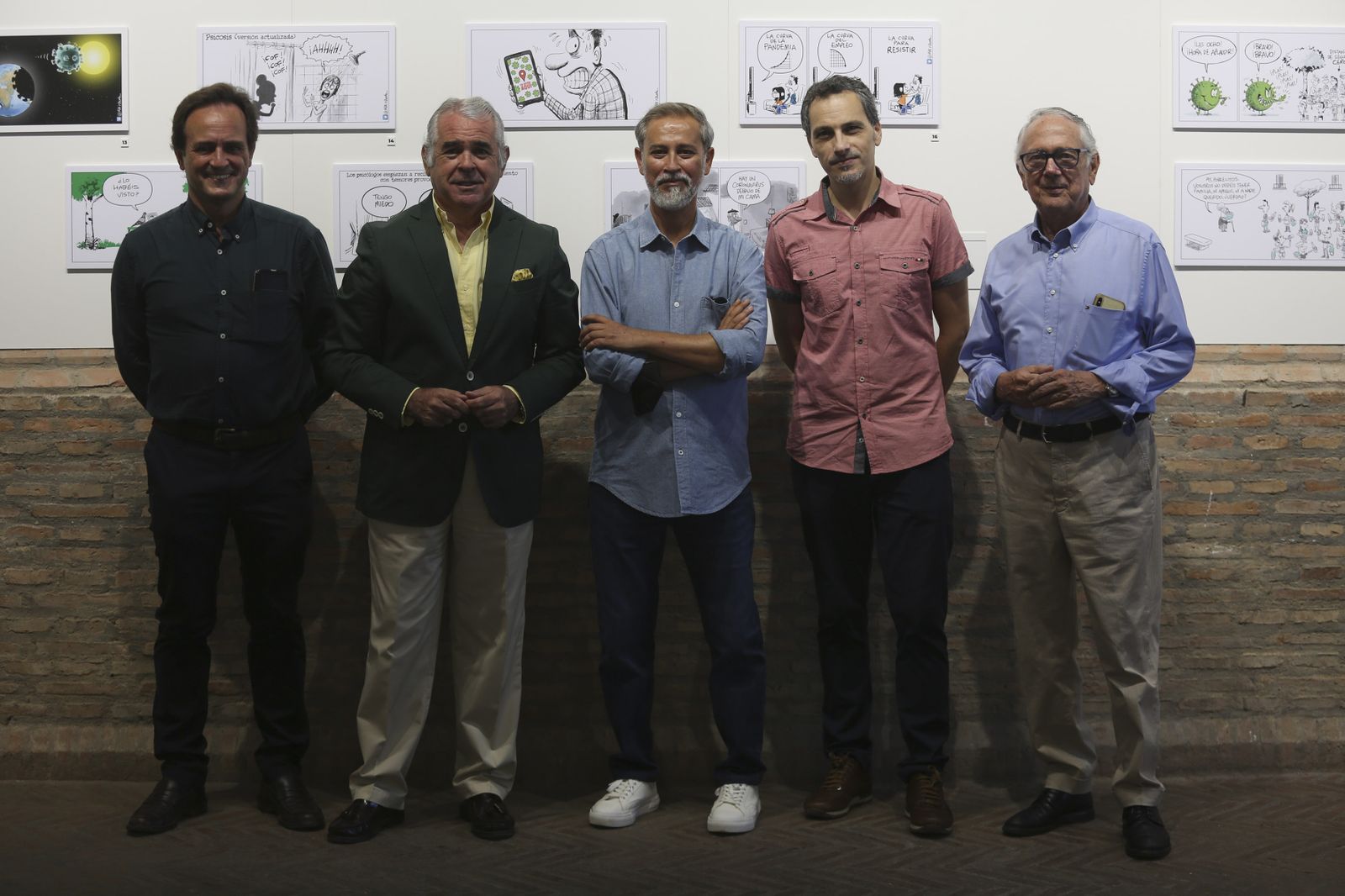 Exposición de viñetas de Miki y Duarte (fotos)