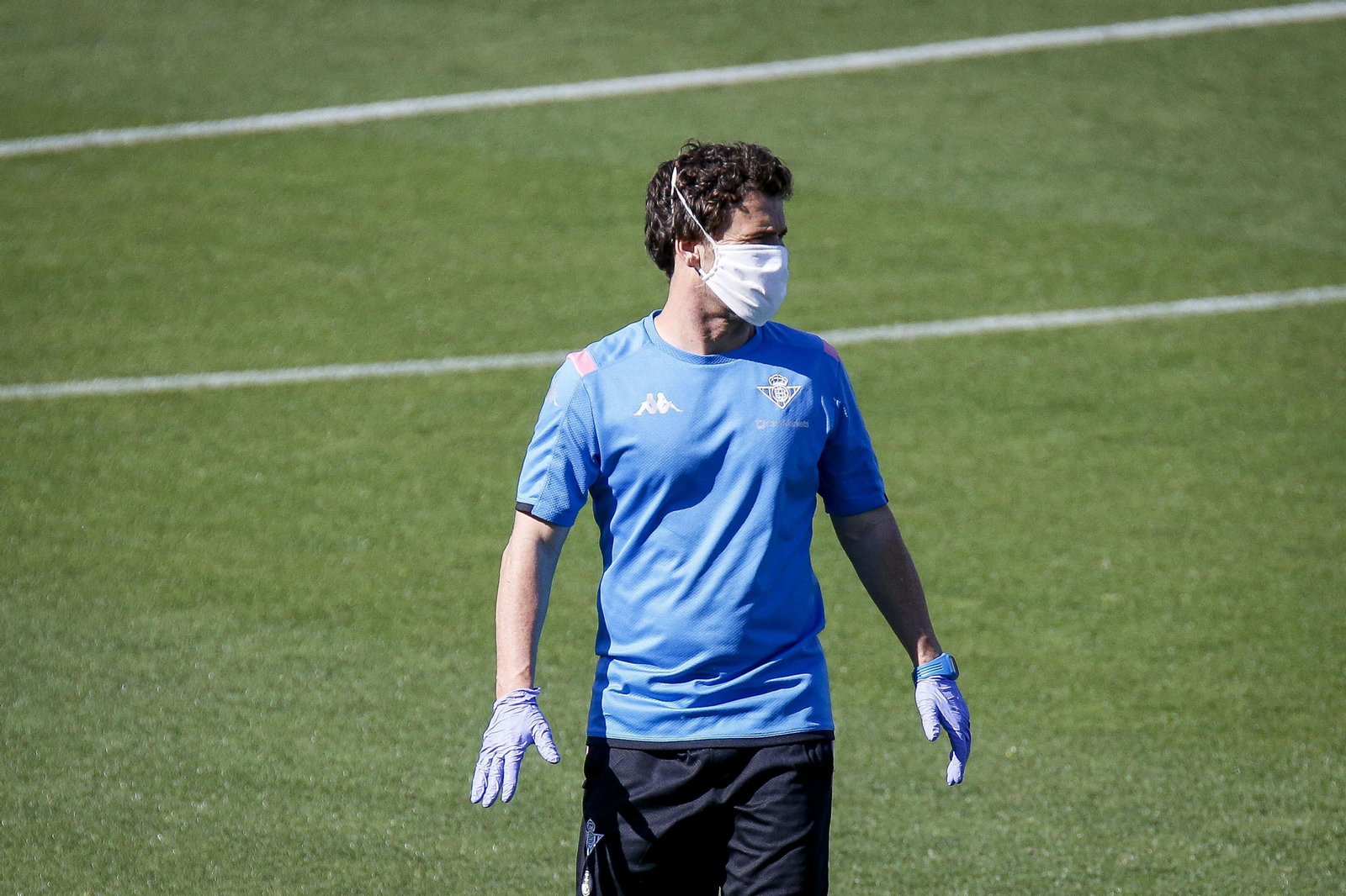 Rubi, durante un entrenamiento.
