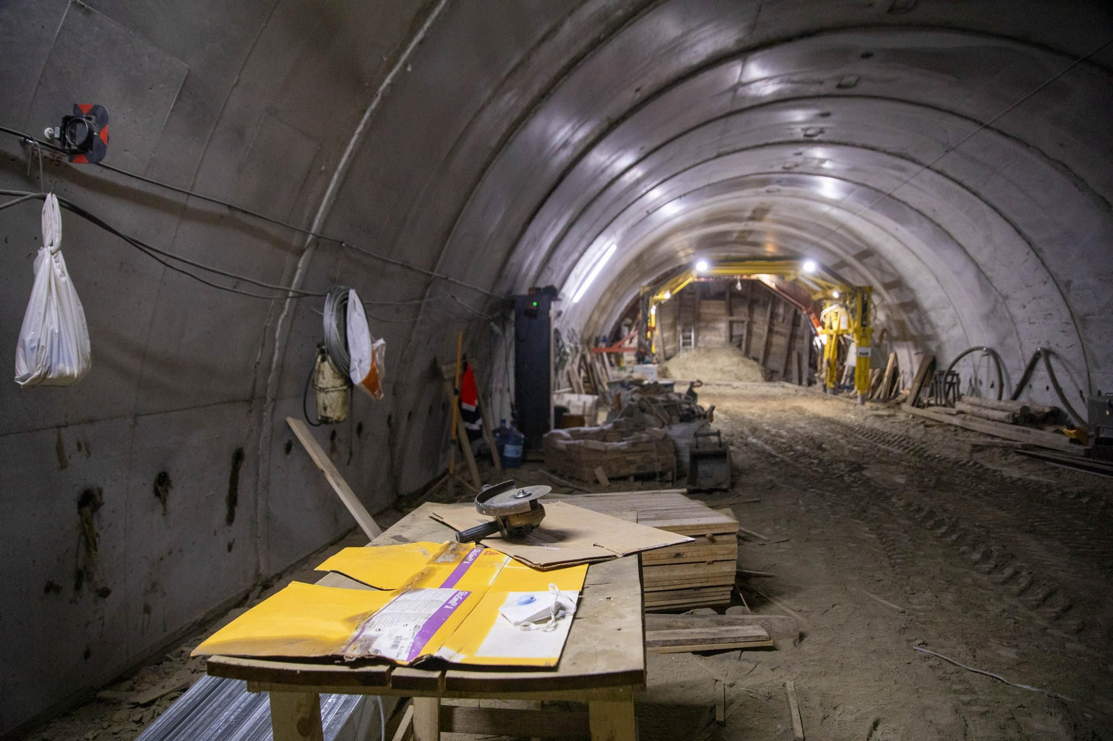 Así avanzan las obras del túnel de Viator del Ave
